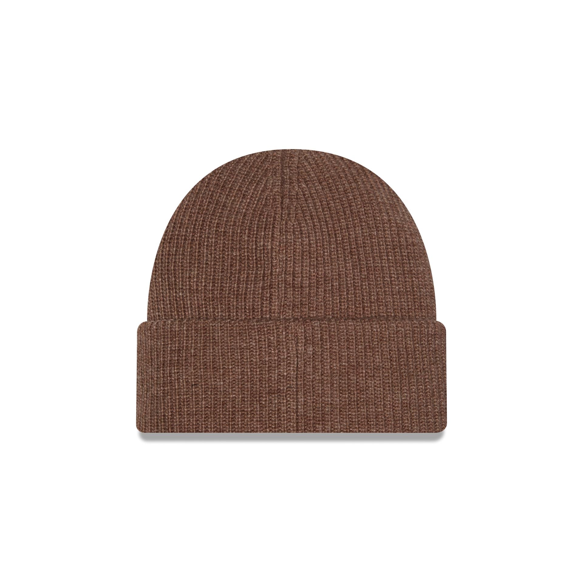 Atlanta Braves Woolen Tan Short Cuff Knit Beanie Hat