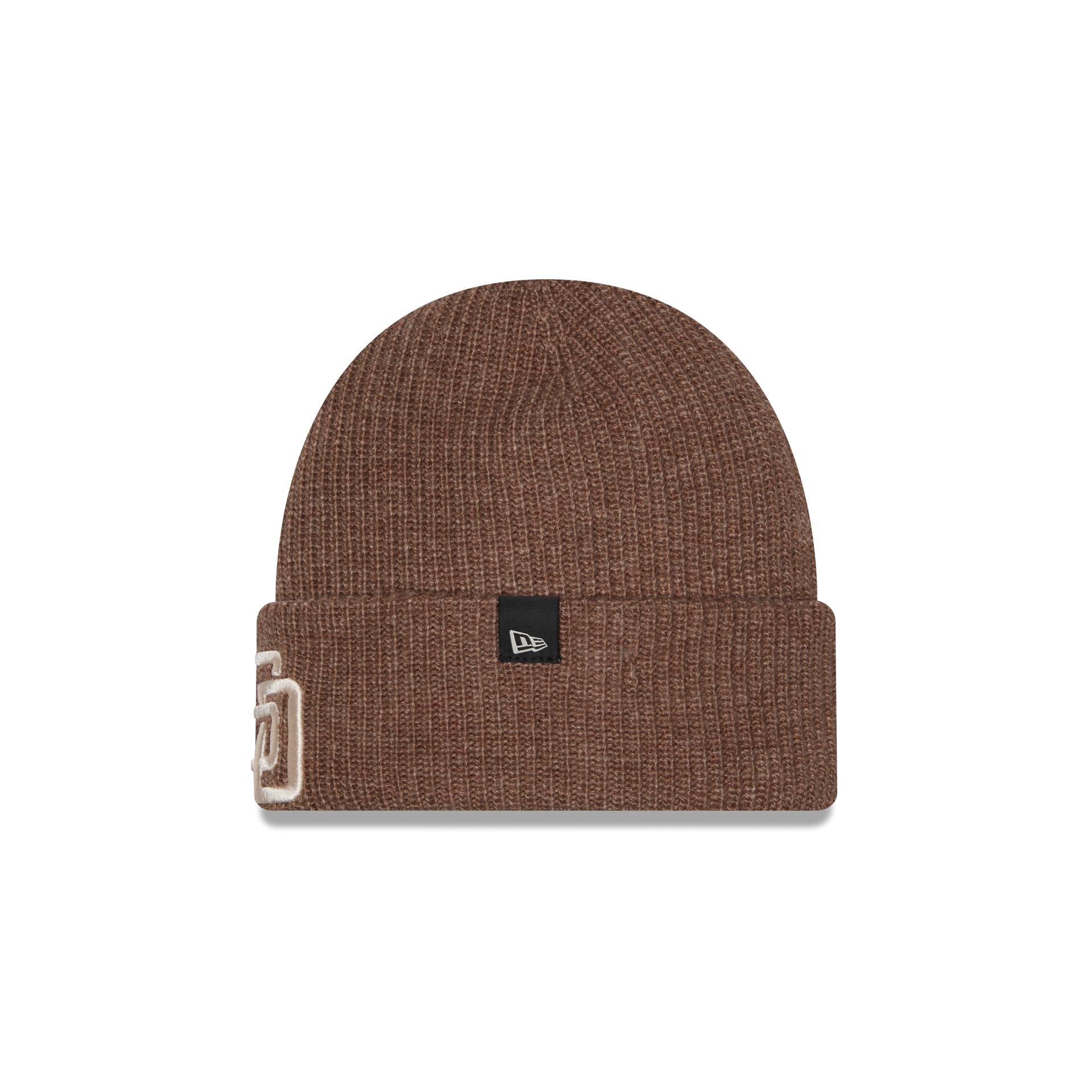 San Diego Padres Woolen Tan Short Cuff Knit Beanie Hat