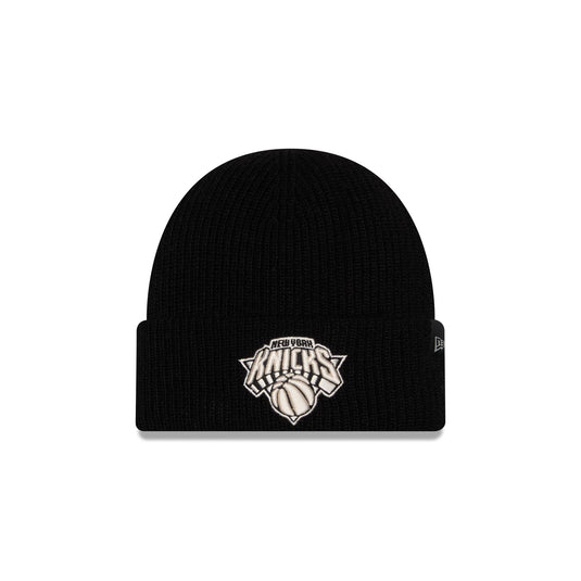 New York Knicks Woolen Black Short Cuff Knit Beanie Hat