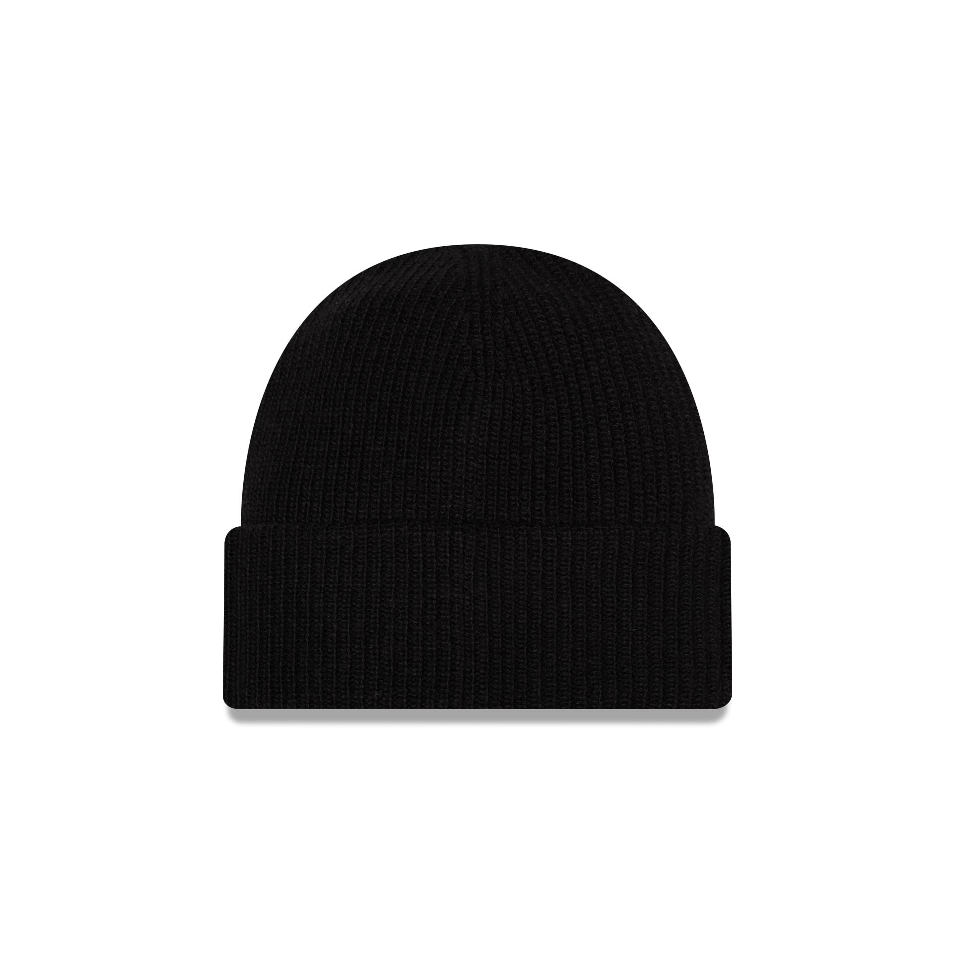 New York Yankees Woolen Black Short Cuff Knit Beanie Hat