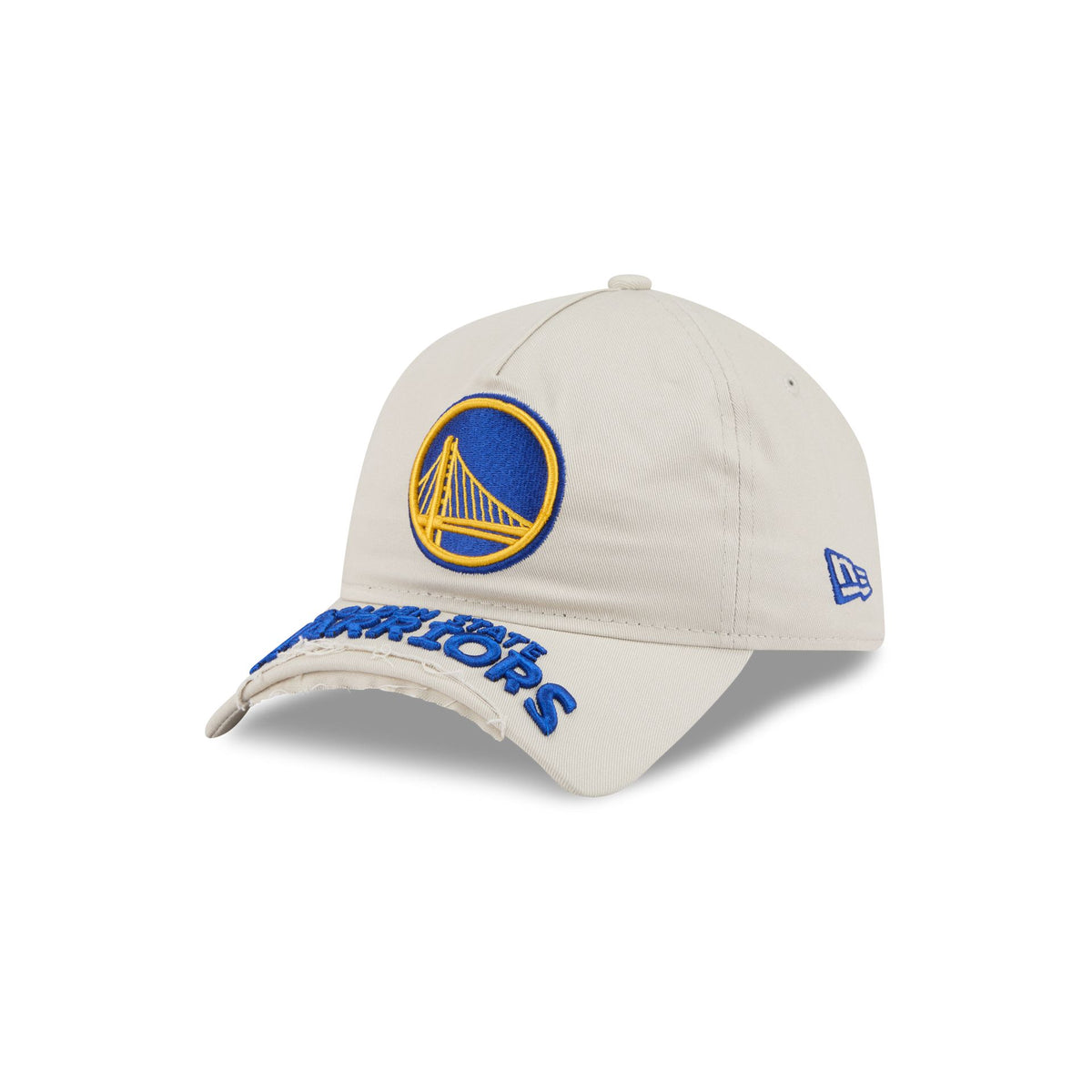 Golden State Warriors Stone 9FORTY A-Frame Unstructured Cut-Off Visor Snapback Hat
