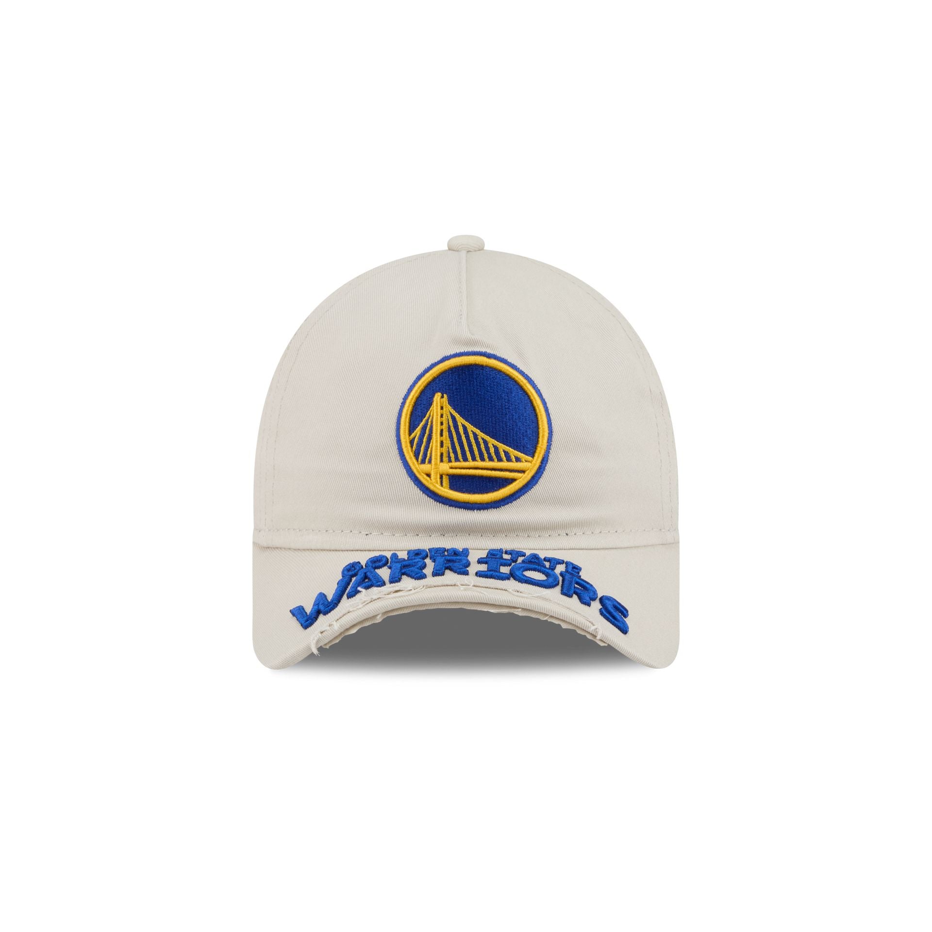 Golden State Warriors Stone 9FORTY A-Frame Unstructured Cut-Off Visor Snapback Hat