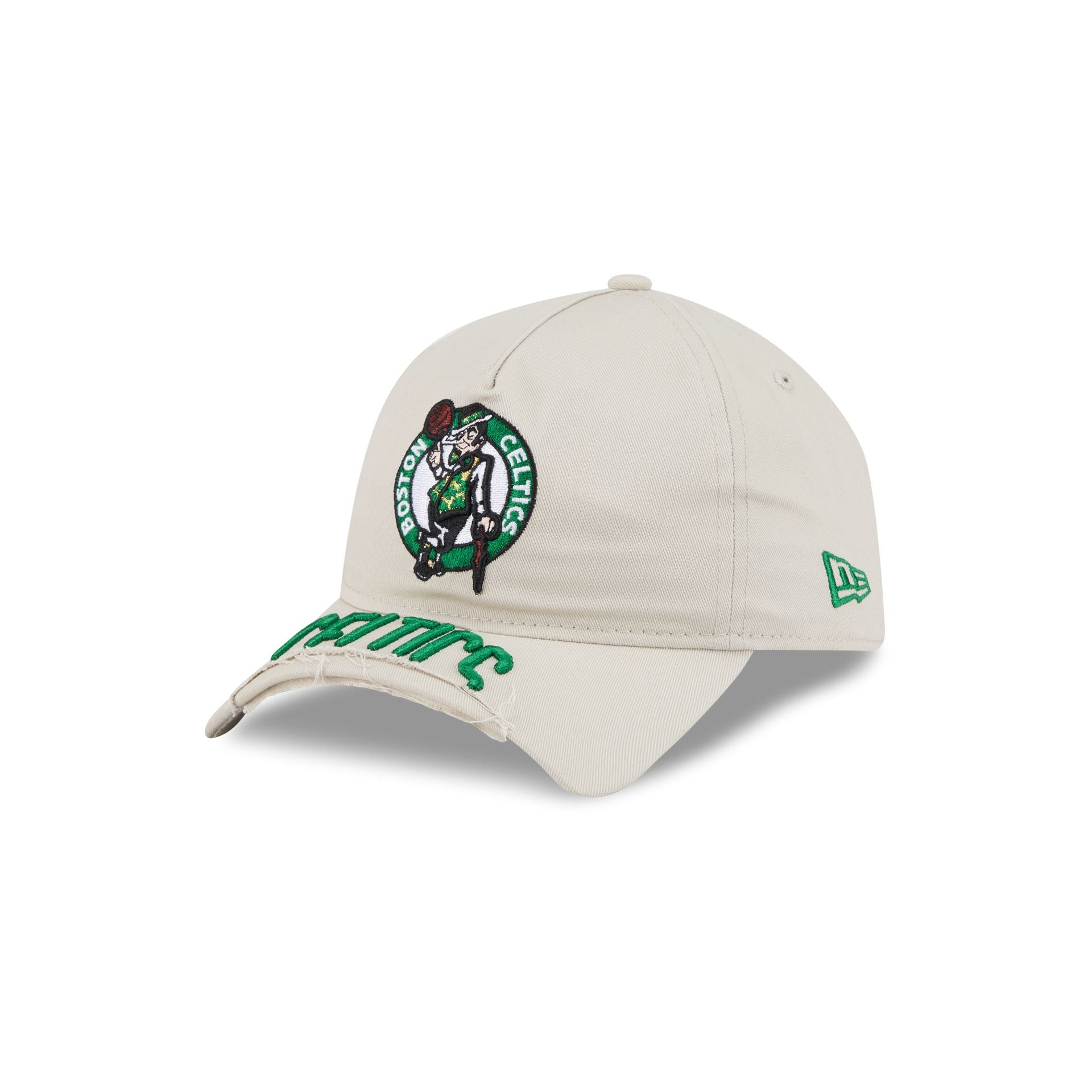 STONE  キャップ カーキ Boston Celtics Stone 9FORTY A-Frame Unstructured Cut-Off Visor