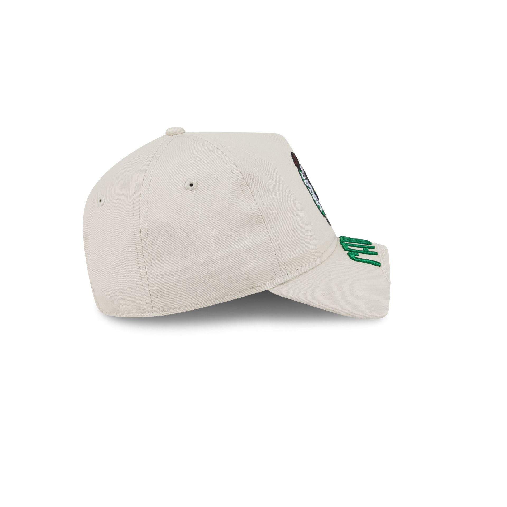 Boston Celtics Stone 9FORTY A-Frame Unstructured Cut-Off Visor Snapback Hat