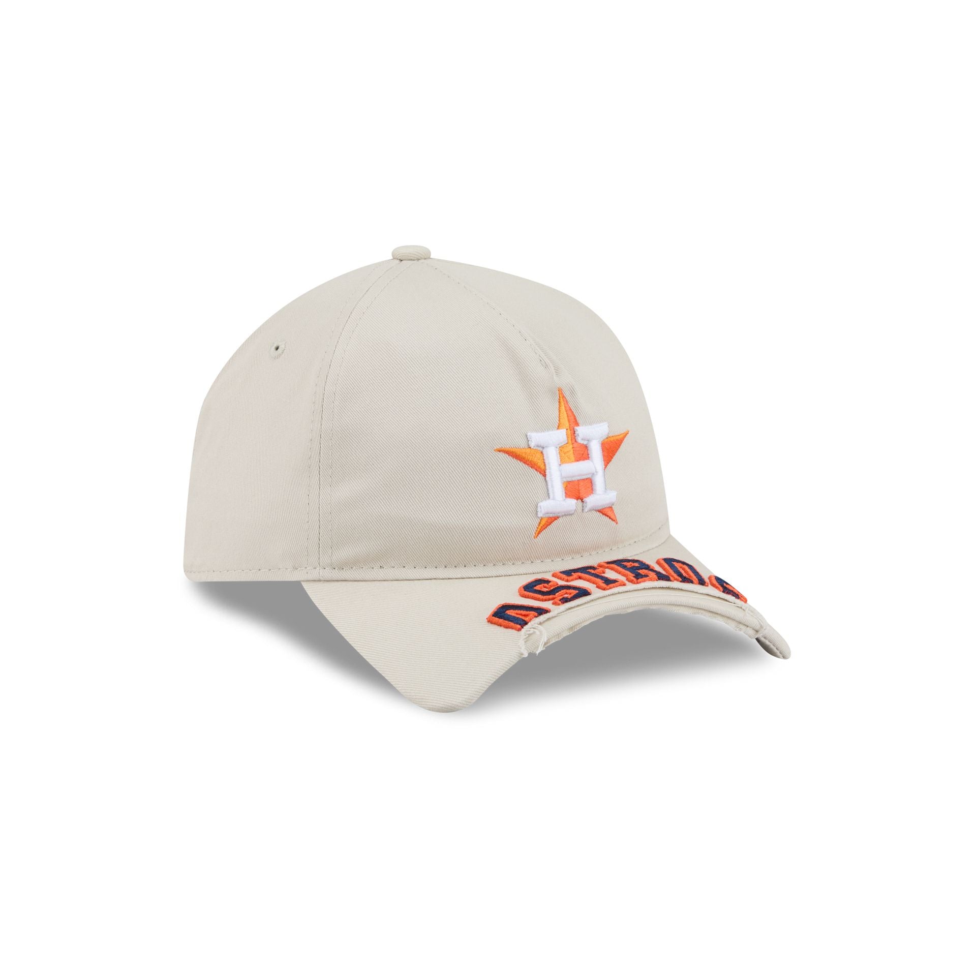 Houston Astros Stone 9FORTY A-Frame Unstructured Cut-Off Visor Snapback Hat