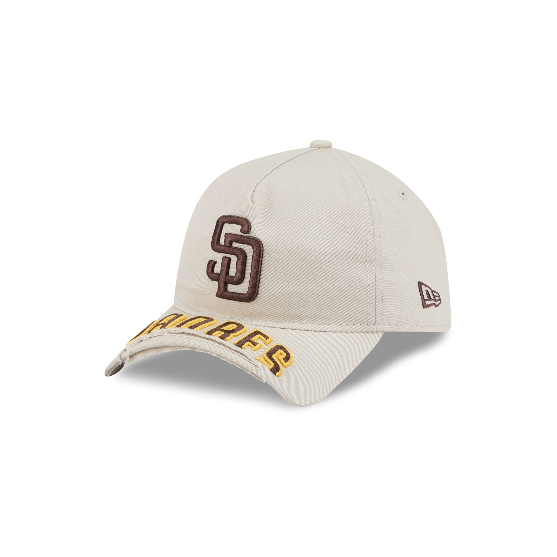 San Diego Padres Stone 9FORTY A-Frame Unstructured Cut-Off Visor Snapback Hat
