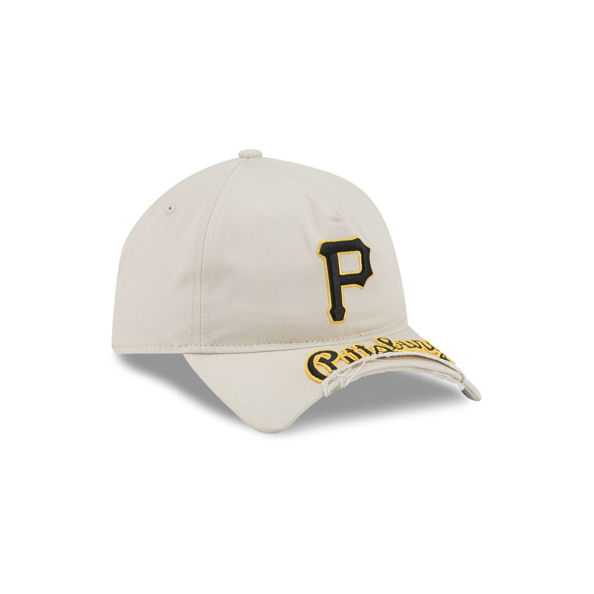 Pittsburgh Pirates Stone 9FORTY A-Frame Unstructured Cut-Off Visor Snapback Hat