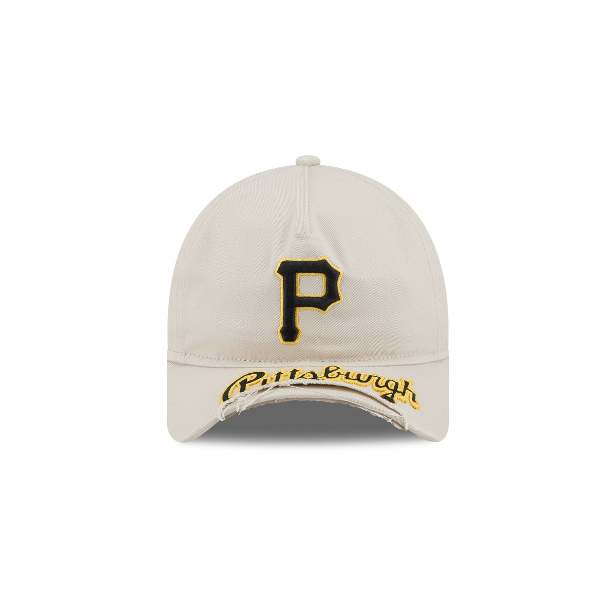 Pittsburgh Pirates Stone 9FORTY A-Frame Unstructured Cut-Off Visor Snapback Hat