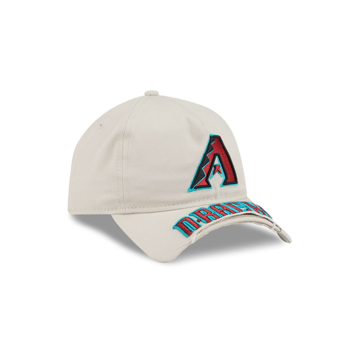 Arizona Diamondbacks Stone 9FORTY A-Frame Unstructured Cut-Off Visor Snapback Hat