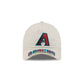 Arizona Diamondbacks Stone 9FORTY A-Frame Unstructured Cut-Off Visor Snapback Hat