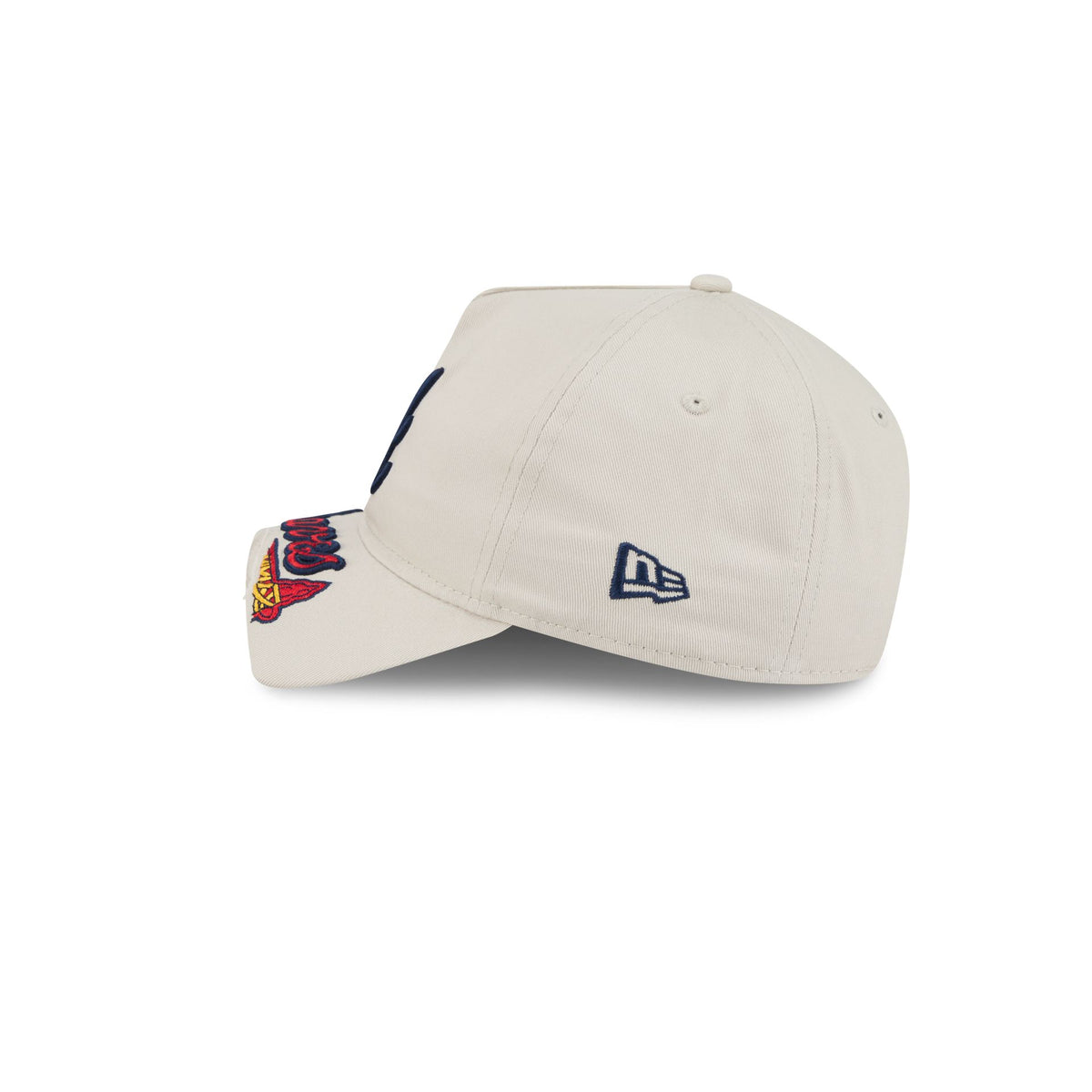 Atlanta Braves Stone 9FORTY A-Frame Unstructured Cut-Off Visor Snapback Hat