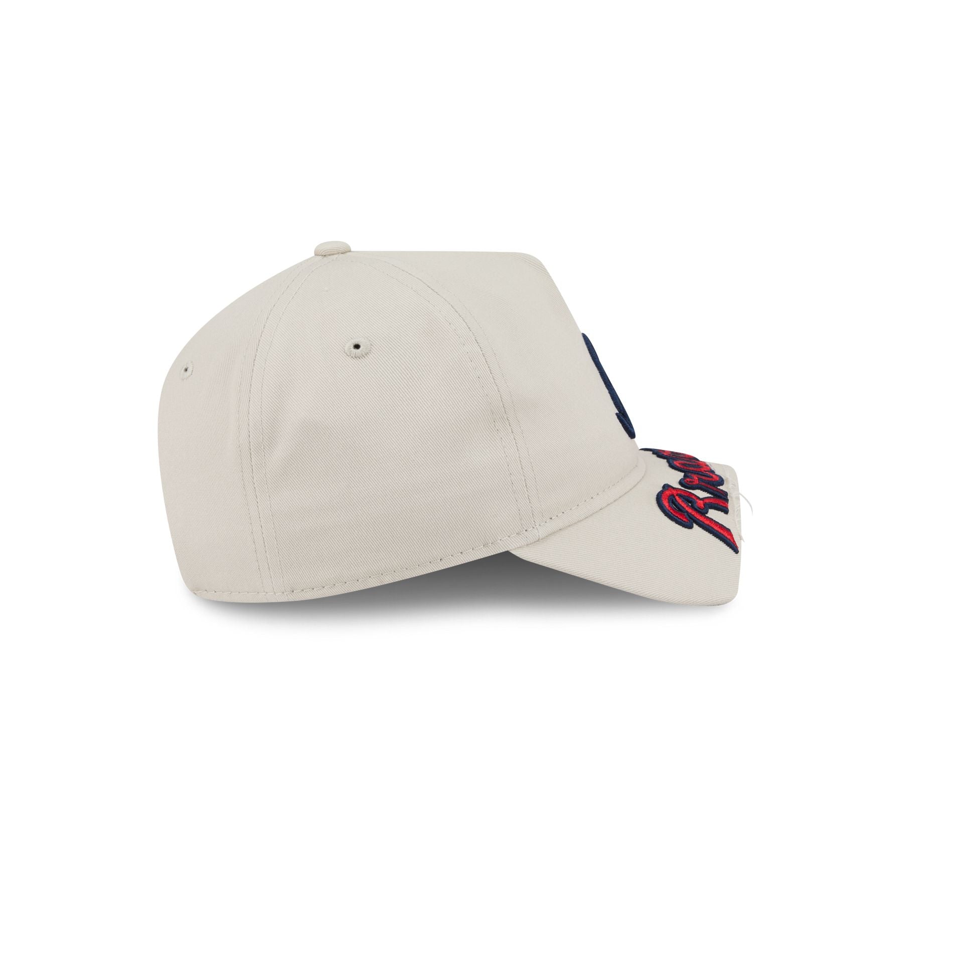Atlanta Braves Stone 9FORTY A-Frame Unstructured Cut-Off Visor Snapback Hat