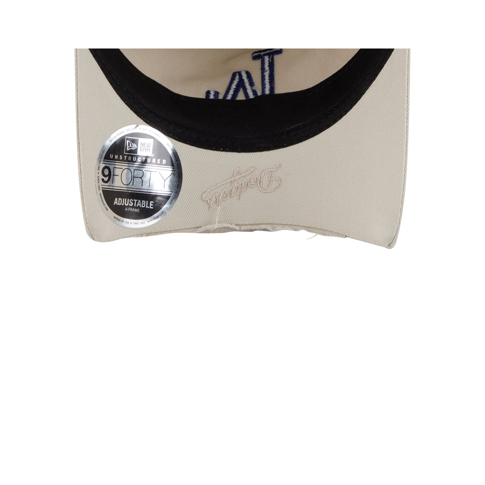 Los Angeles Dodgers Stone 9FORTY A-Frame Unstructured Cut-Off Visor Snapback Hat