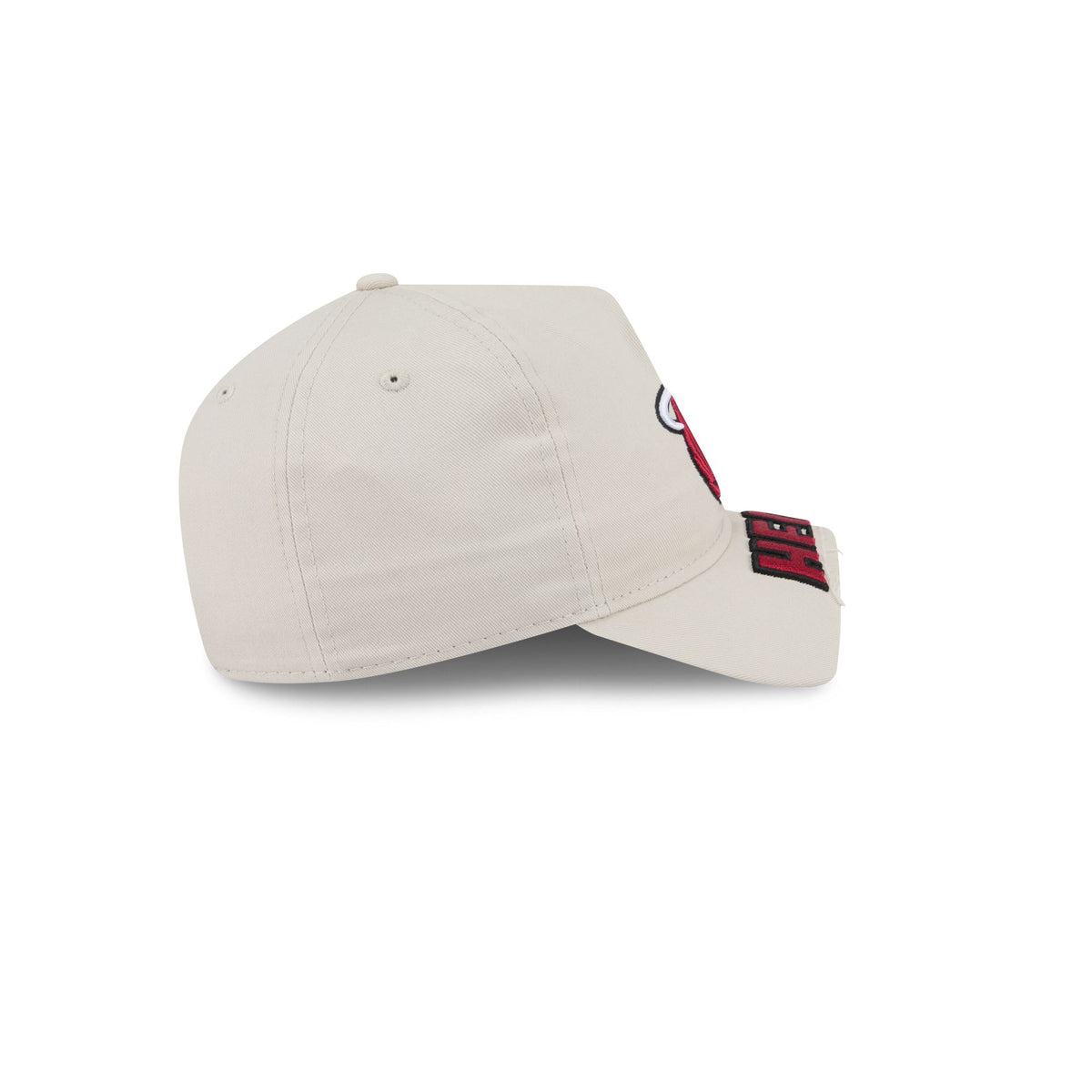 Miami Heat Stone 9FORTY A-Frame Unstructured Cut-Off Visor Snapback Hat