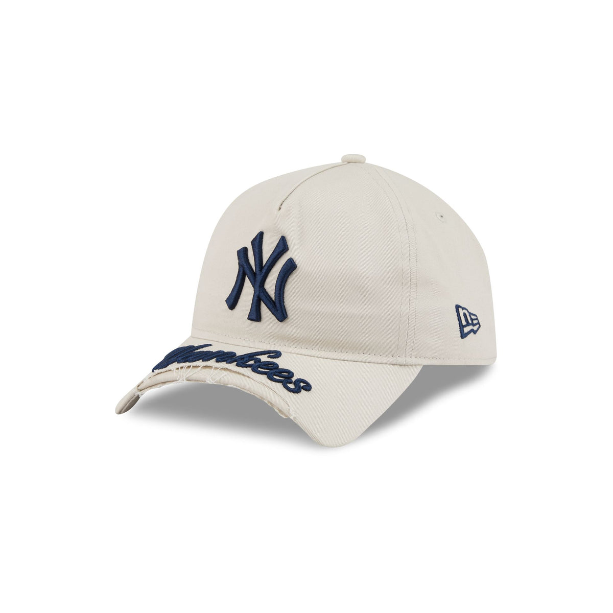 New York Yankees Stone 9FORTY A-Frame Unstructured Cut-Off Visor Snapback Hat