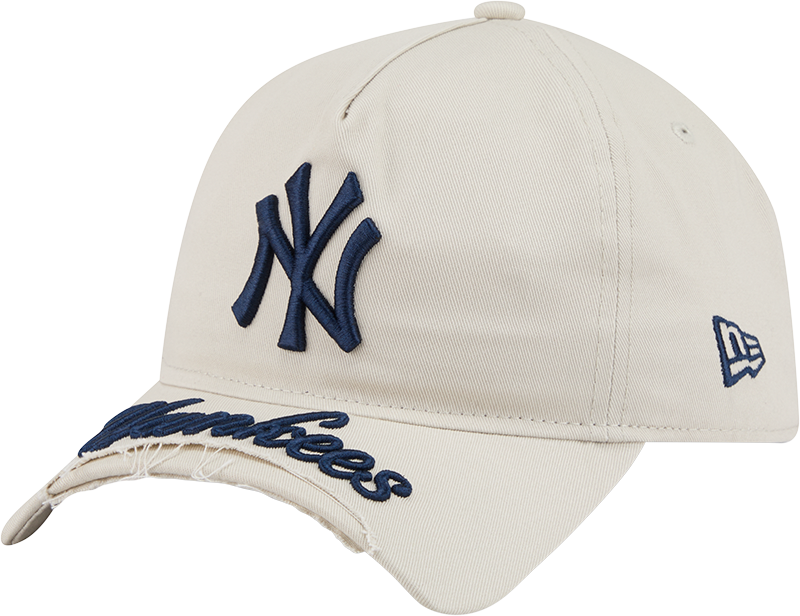 New York Yankees Stone 9FORTY A-Frame Unstructured Cut-Off Visor Snapback Hat