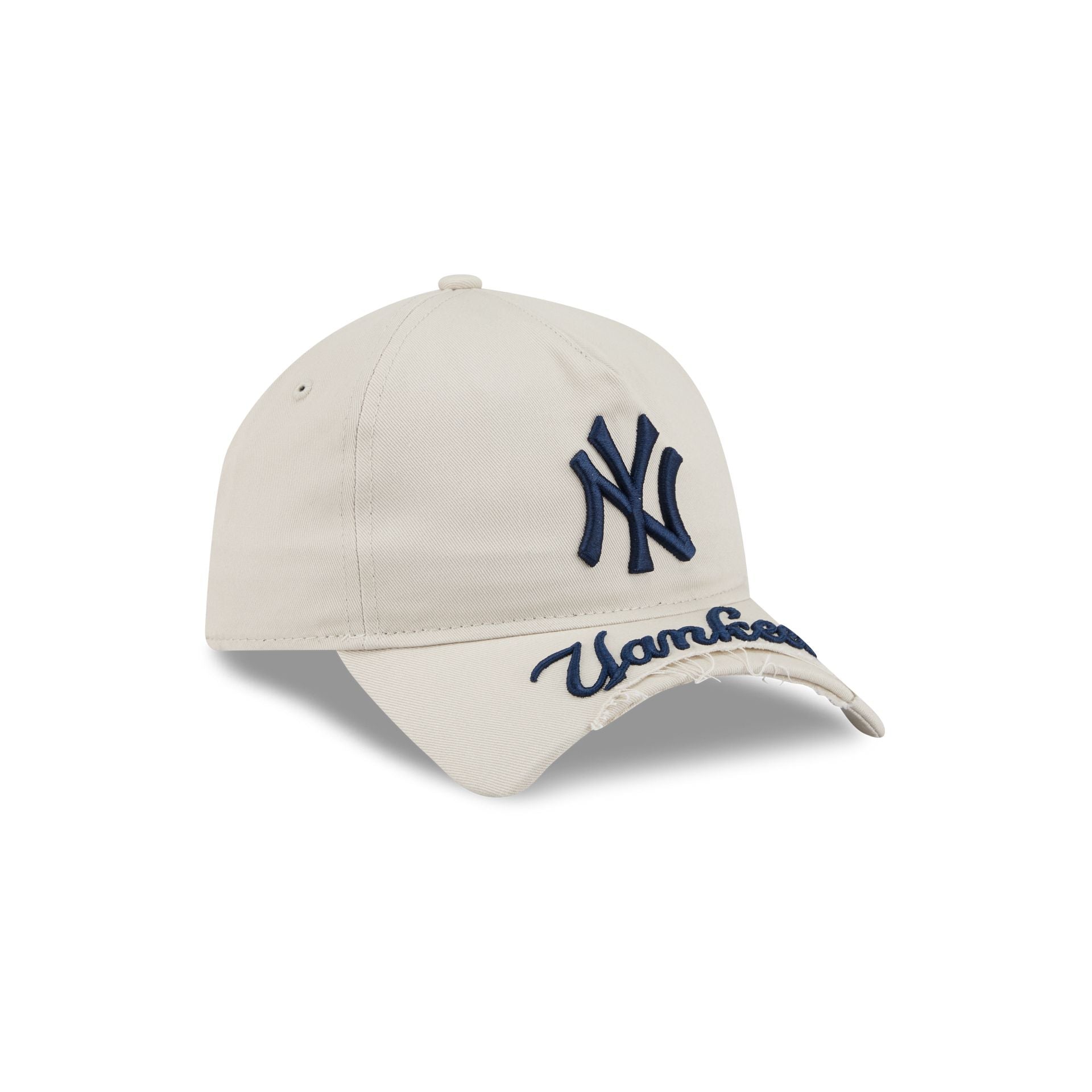New York Yankees Stone 9FORTY A-Frame Unstructured Cut-Off Visor Snapback Hat