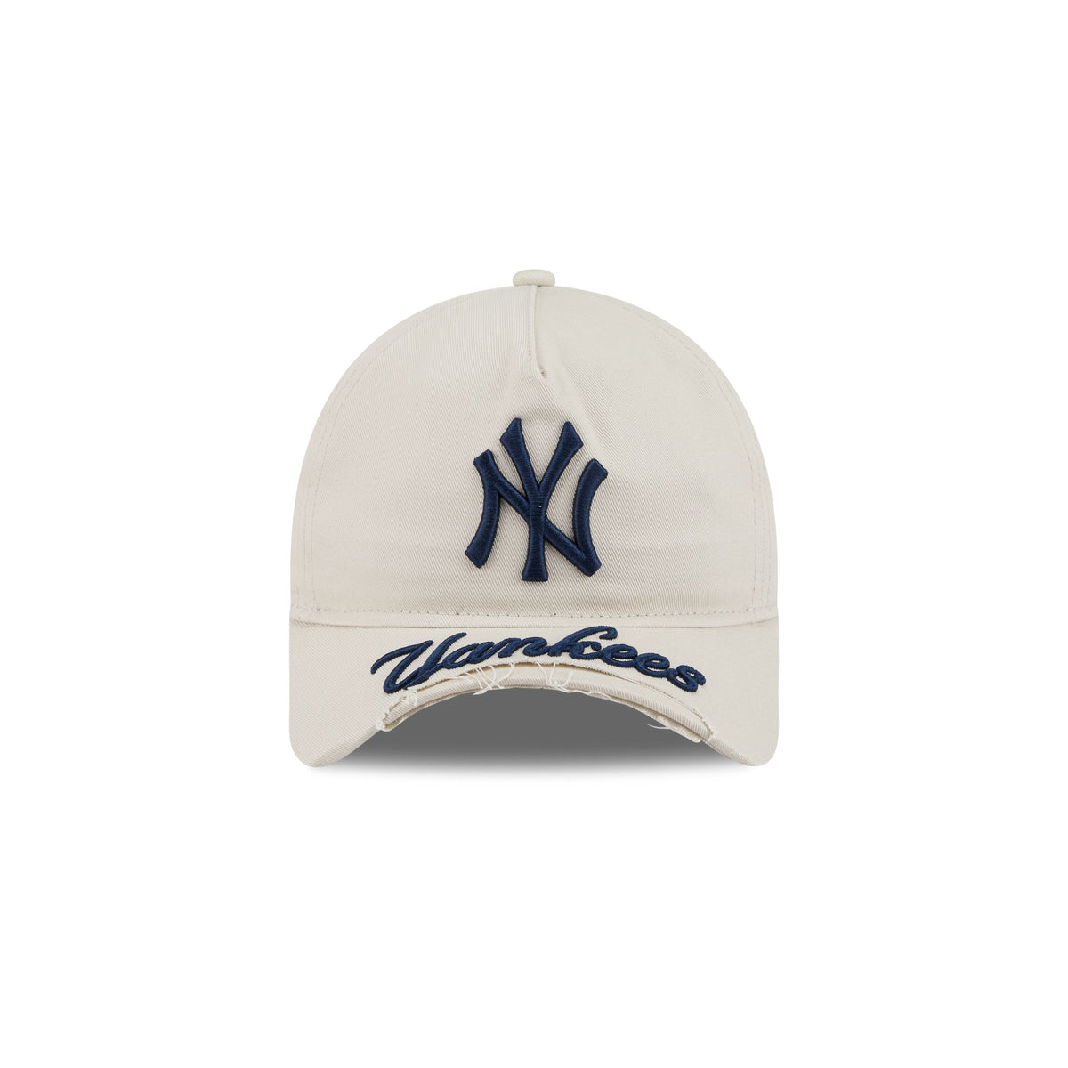 New York Yankees Stone 9FORTY A-Frame Unstructured Cut-Off Visor Snapback Hat
