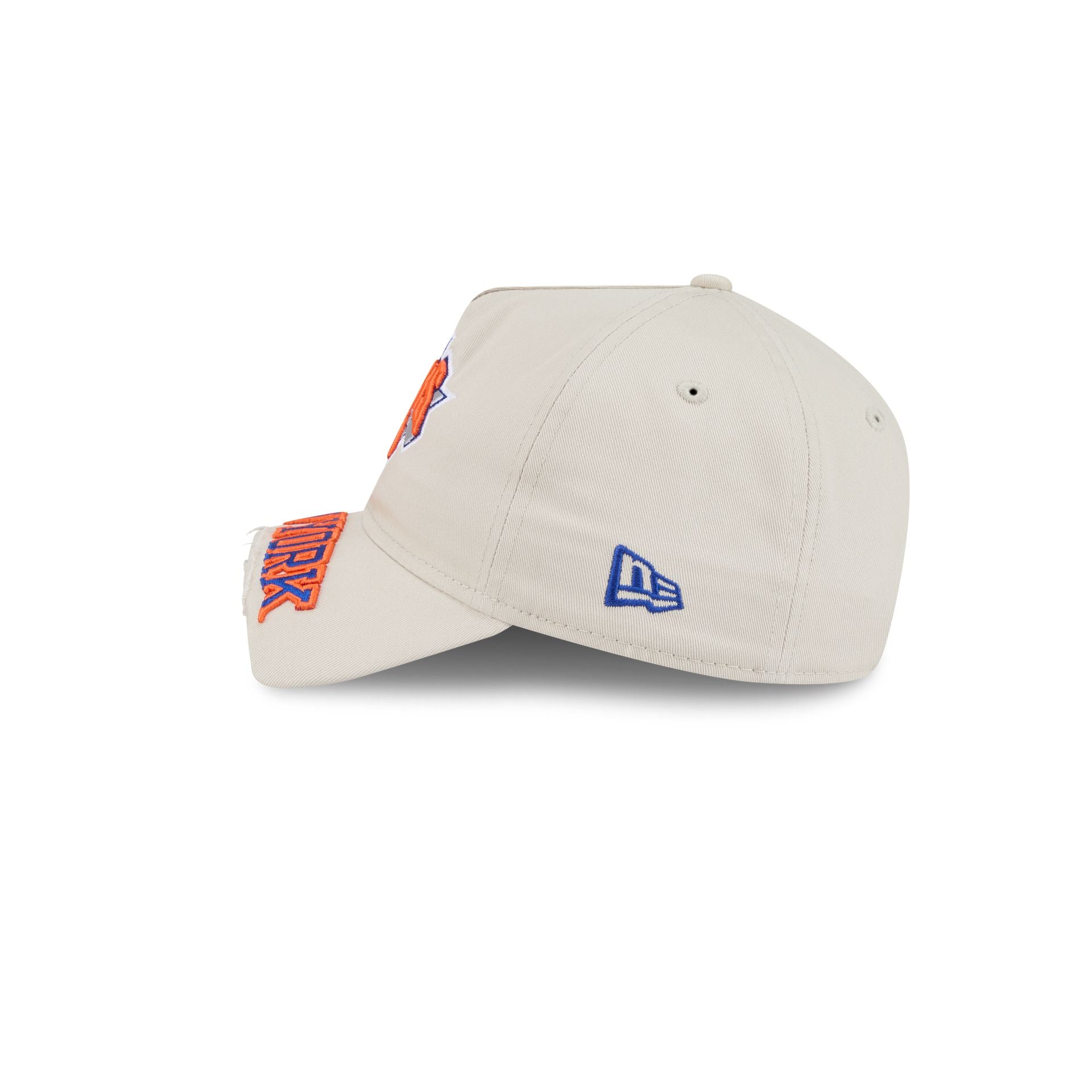 New York Knicks Stone 9FORTY A-Frame Unstructured Cut-Off Visor Snapback Hat