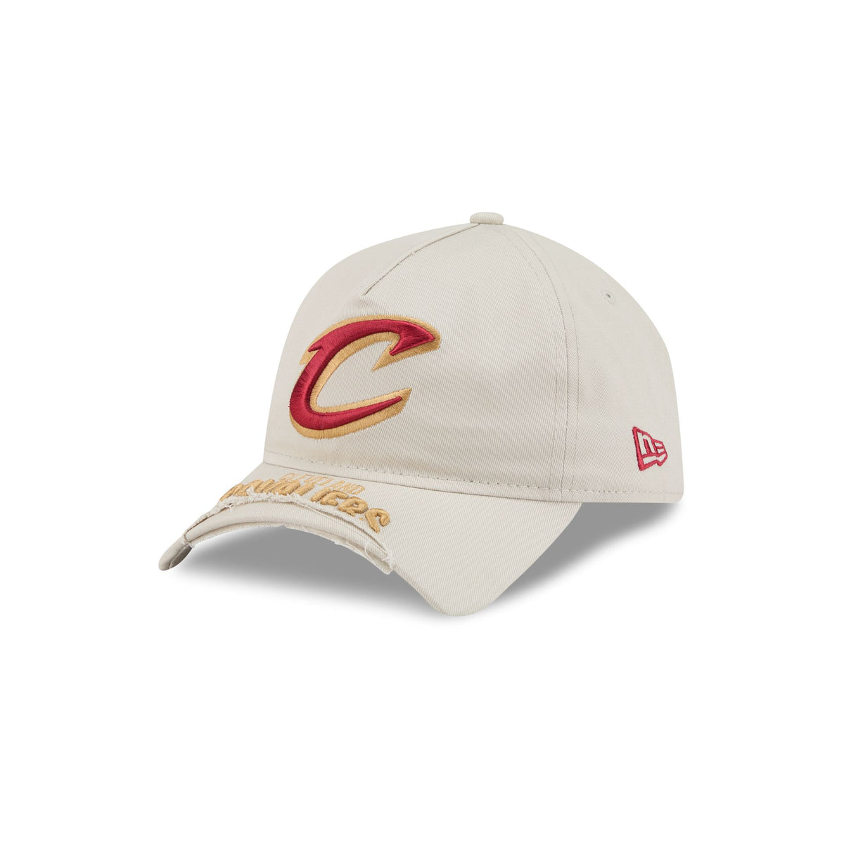 Cleveland Cavaliers Stone 9FORTY A-Frame Unstructured Cut-Off Visor Snapback Hat