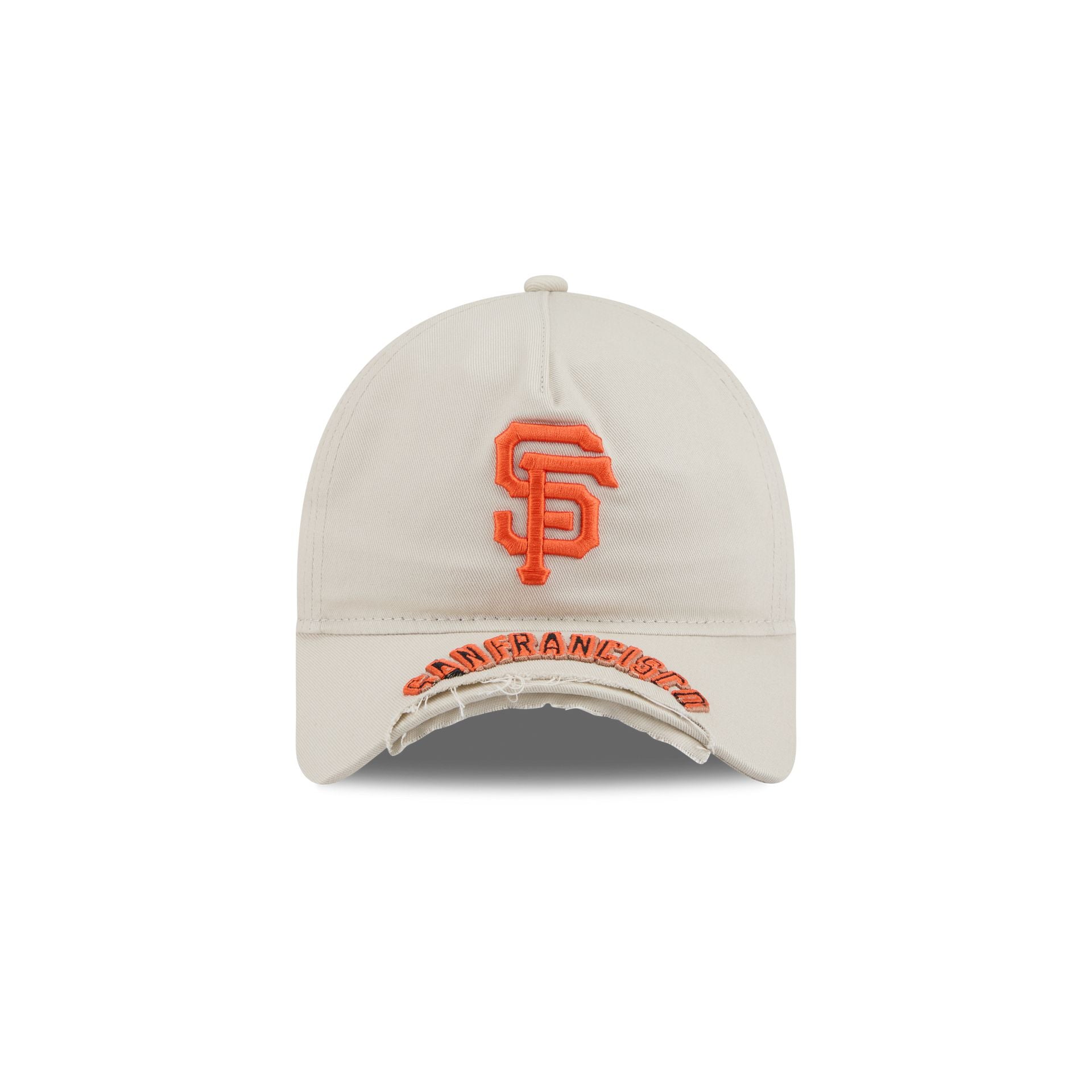 San Francisco Giants Stone 9FORTY A-Frame Unstructured Cut-Off Visor Snapback Hat