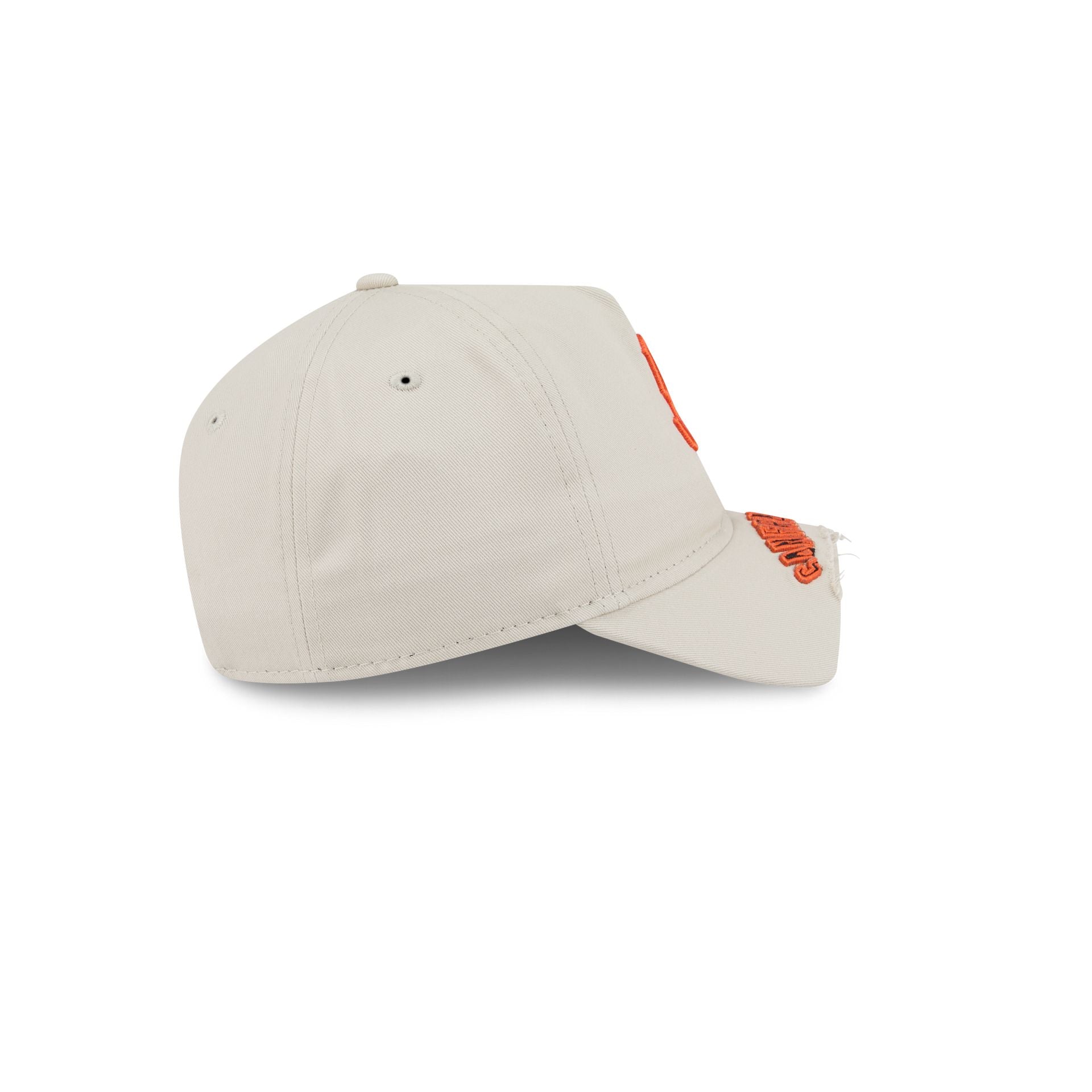 San Francisco Giants Stone 9FORTY A-Frame Unstructured Cut-Off Visor Snapback Hat