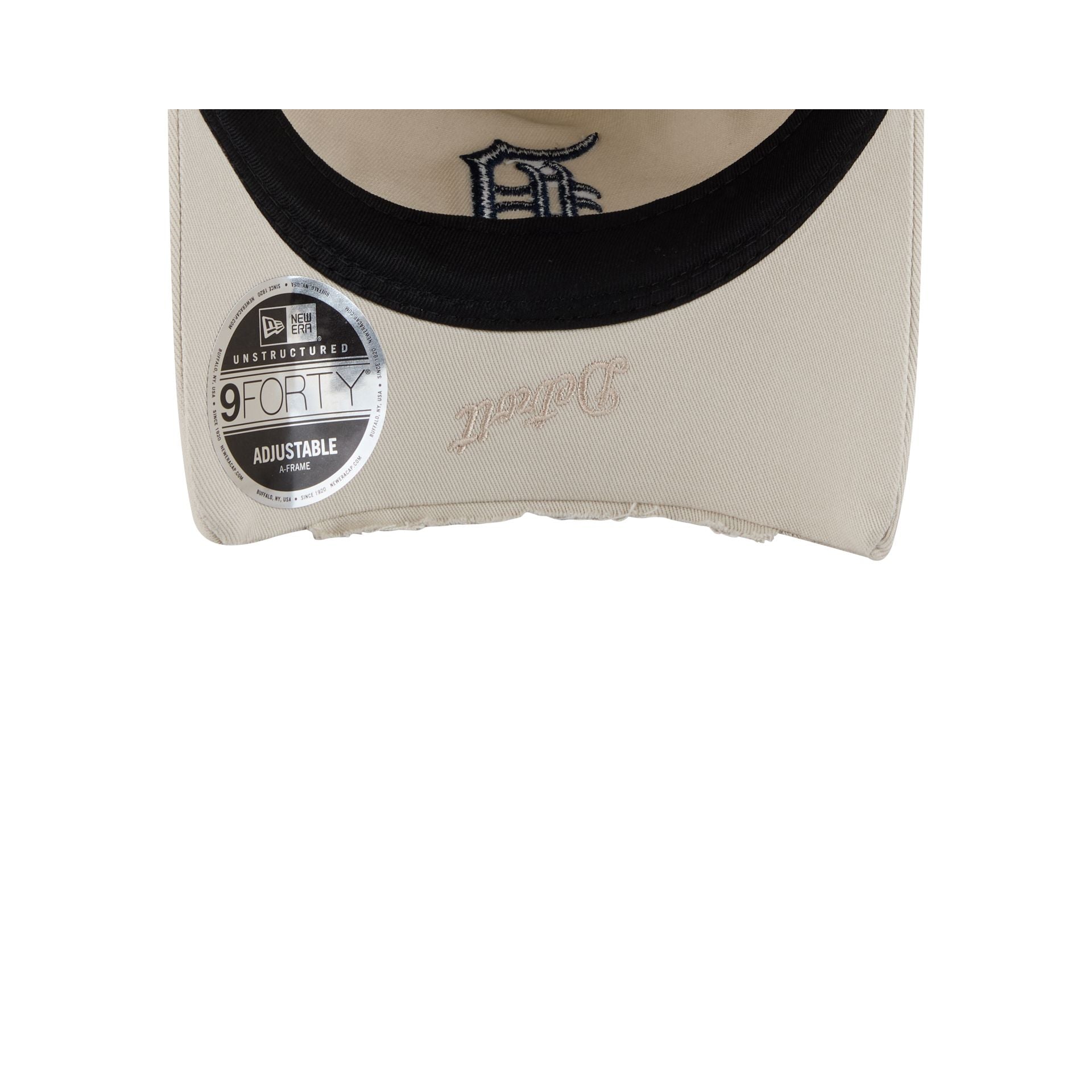 Detroit Tigers Stone 9FORTY A-Frame Unstructured Cut-Off Visor Snapback Hat