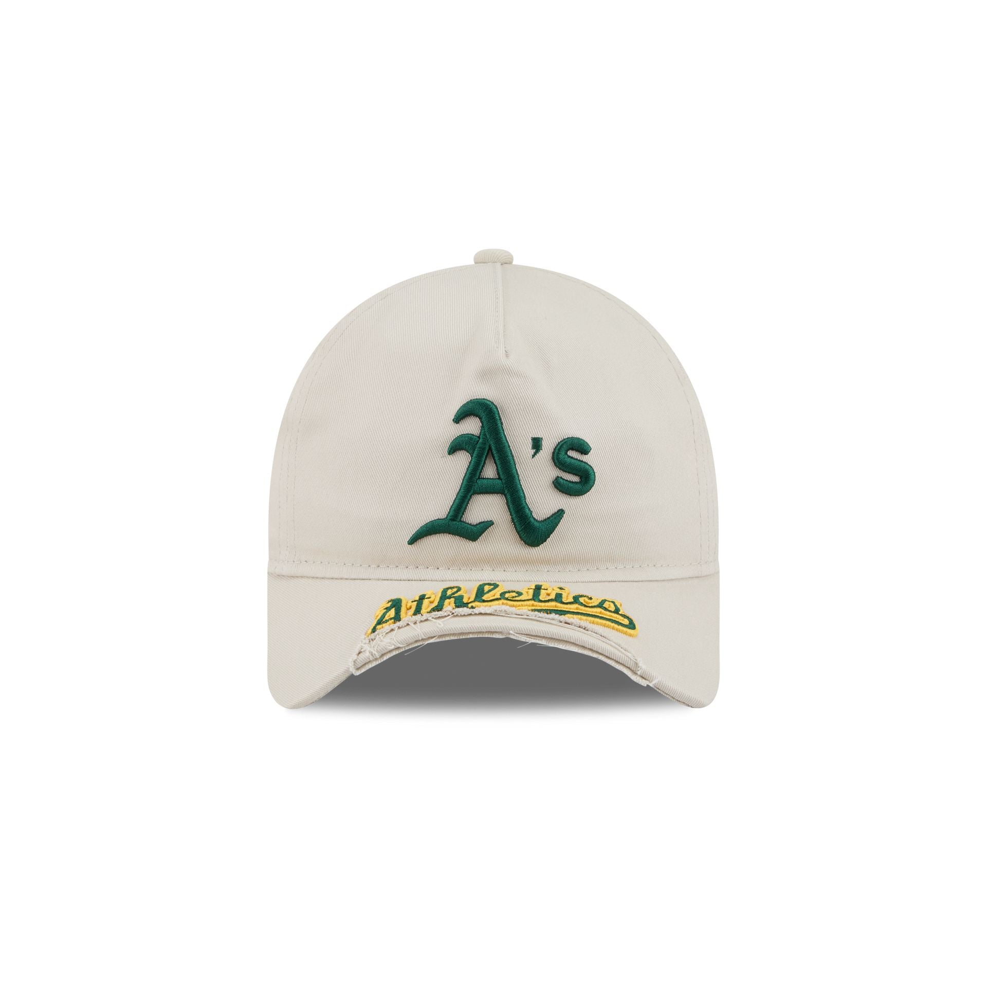 Athletics Stone 9FORTY A-Frame Unstructured Cut-Off Visor Snapback Hat