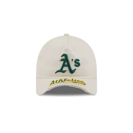 Athletics Stone 9FORTY A-Frame Unstructured Cut-Off Visor Snapback Hat