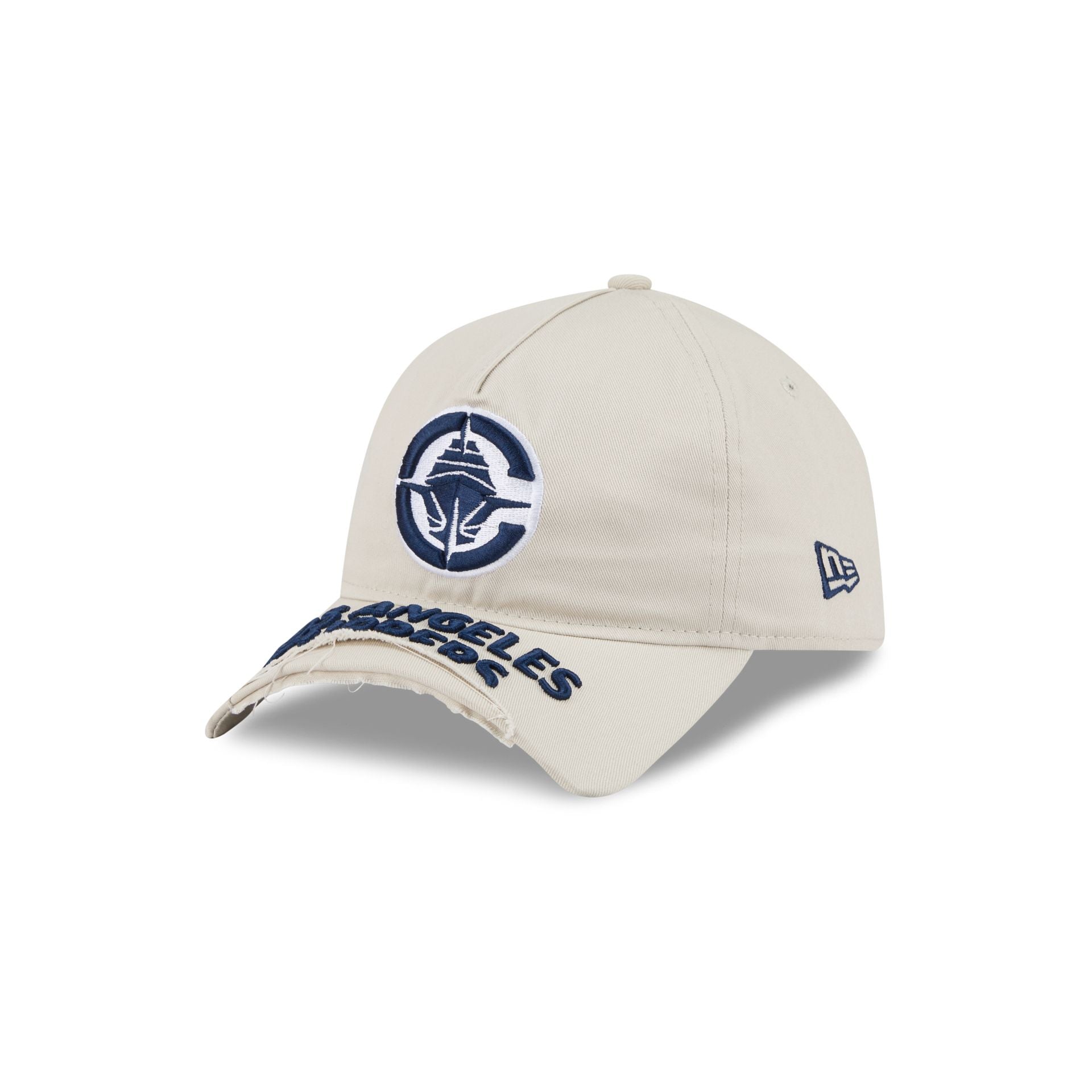 Los Angeles Clippers Stone 9FORTY A-Frame Unstructured Cut-Off Visor Snapback Hat