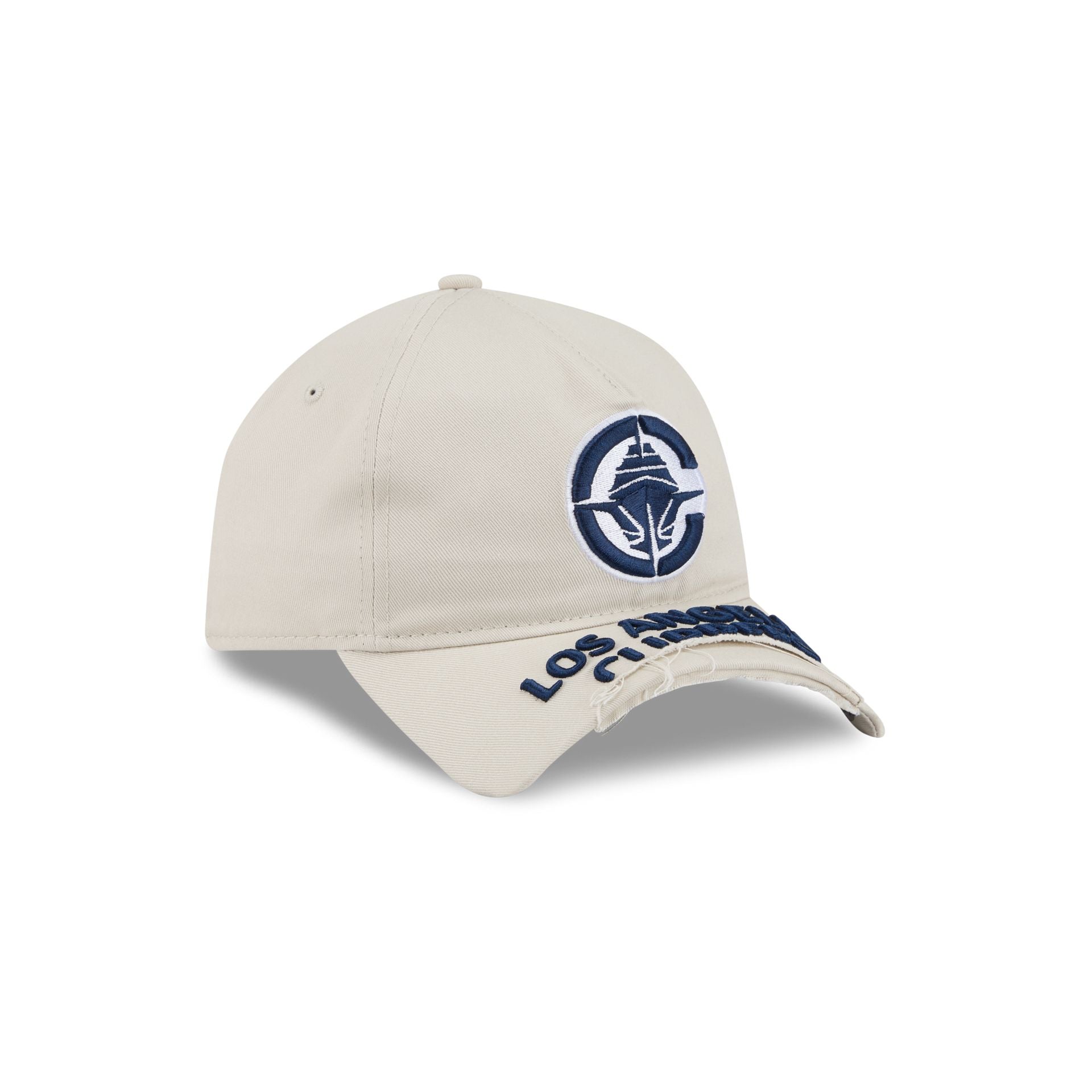 Los Angeles Clippers Stone 9FORTY A-Frame Unstructured Cut-Off Visor Snapback Hat