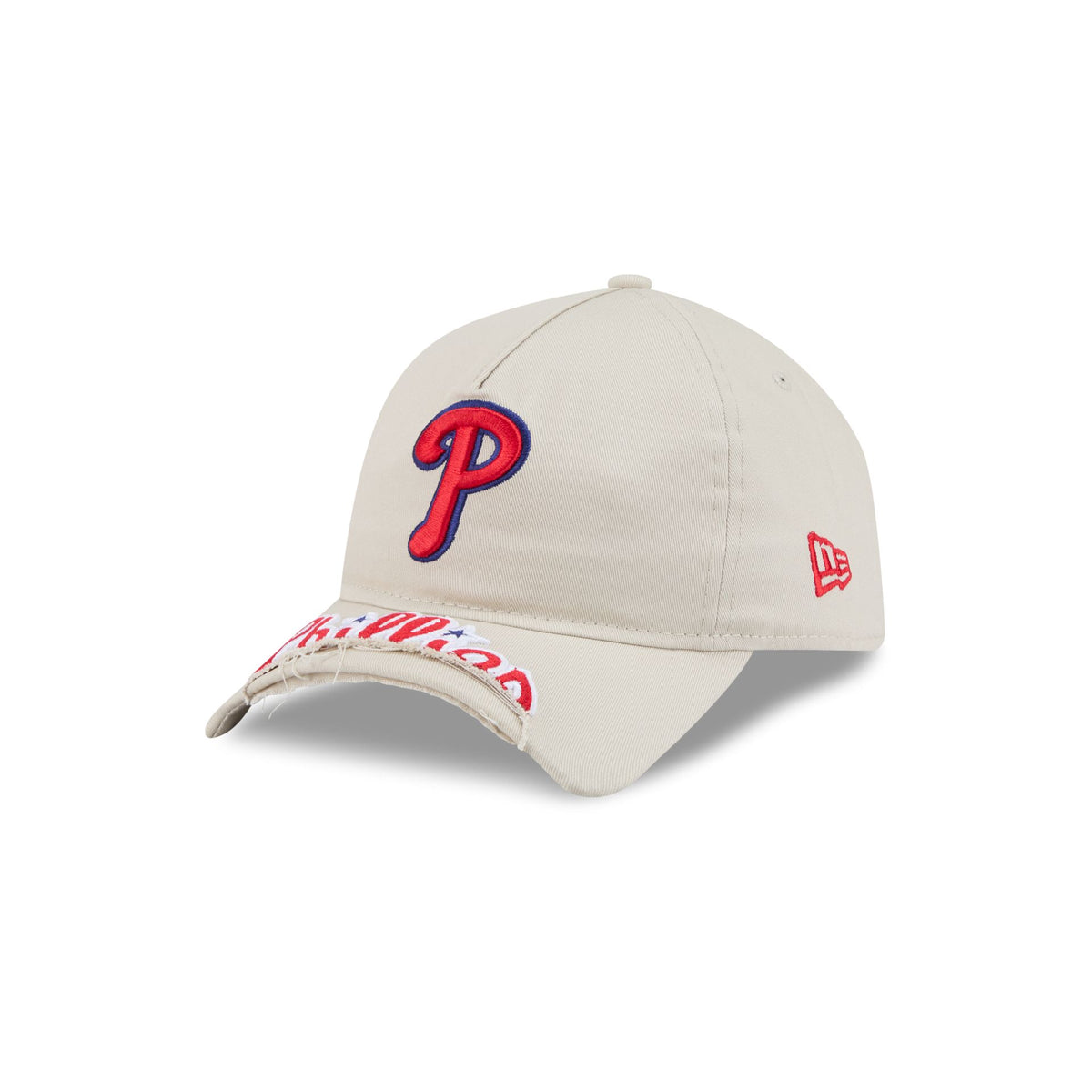 Philadelphia Phillies Stone 9FORTY A-Frame Unstructured Cut-Off Visor Snapback Hat