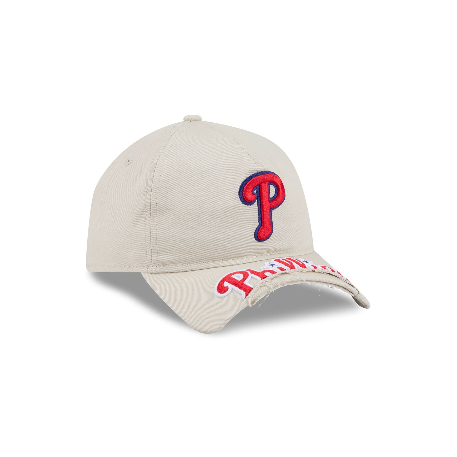 Philadelphia Phillies Stone 9FORTY A-Frame Unstructured Cut-Off Visor Snapback Hat