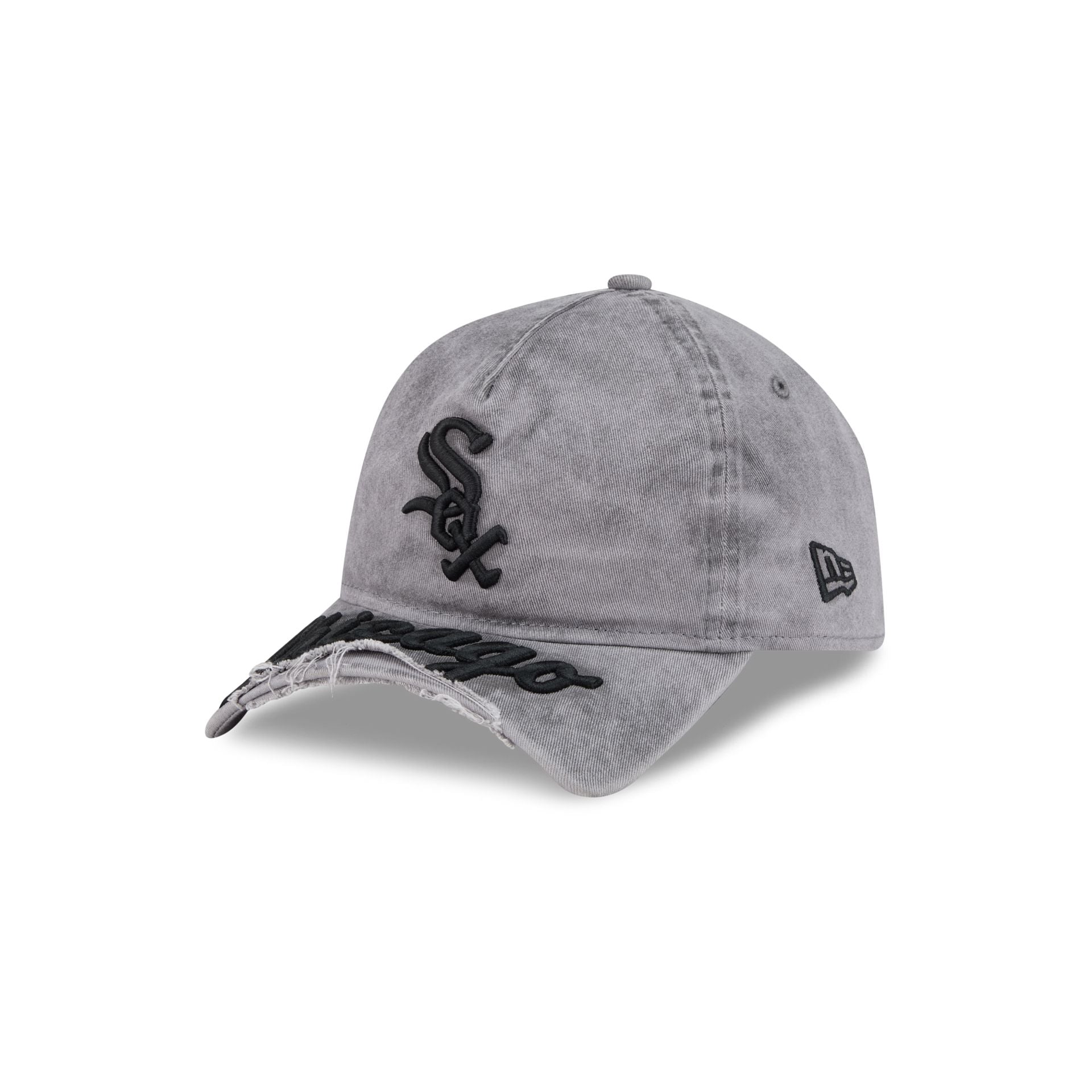 Chicago White Sox Tonal Gray 9FORTY A-Frame Unstructured Cut-Off Visor Snapback Hat