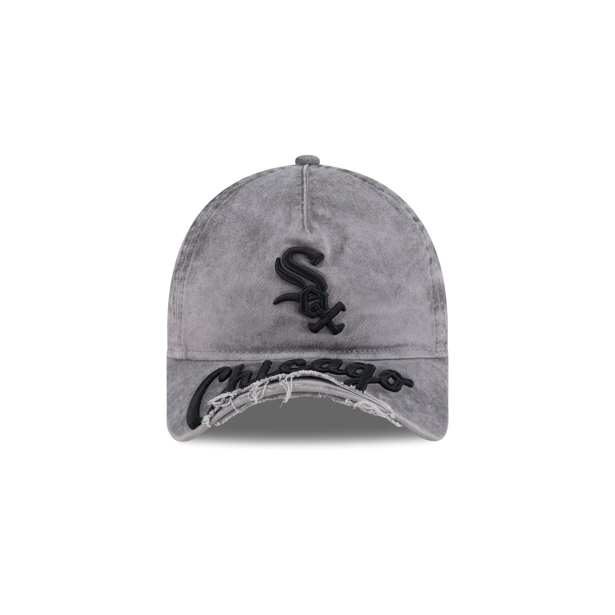 Chicago White Sox Tonal Gray 9FORTY A-Frame Unstructured Cut-Off Visor Snapback Hat