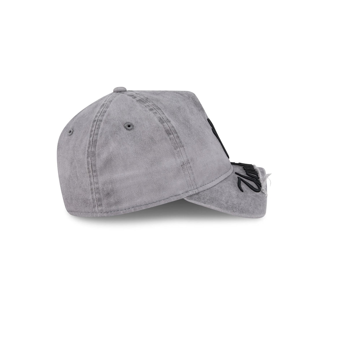 New York Yankees Tonal Gray 9FORTY A-Frame Unstructured Cut-Off Visor Snapback Hat