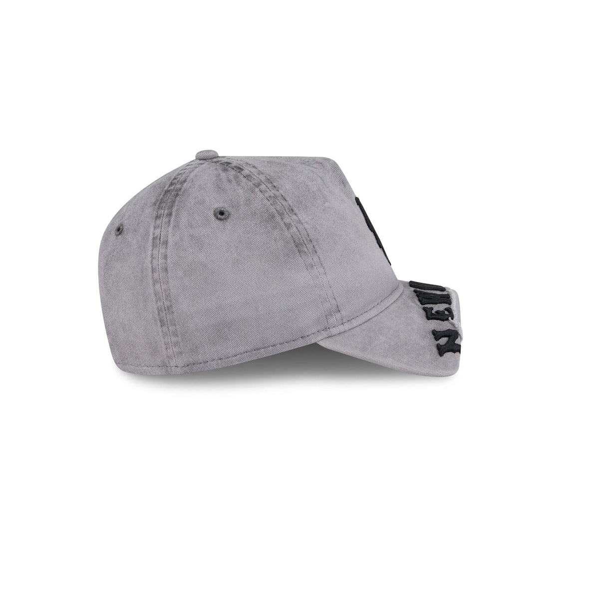 New York Mets Tonal Gray 9FORTY A-Frame Unstructured Cut-Off Visor Snapback Hat