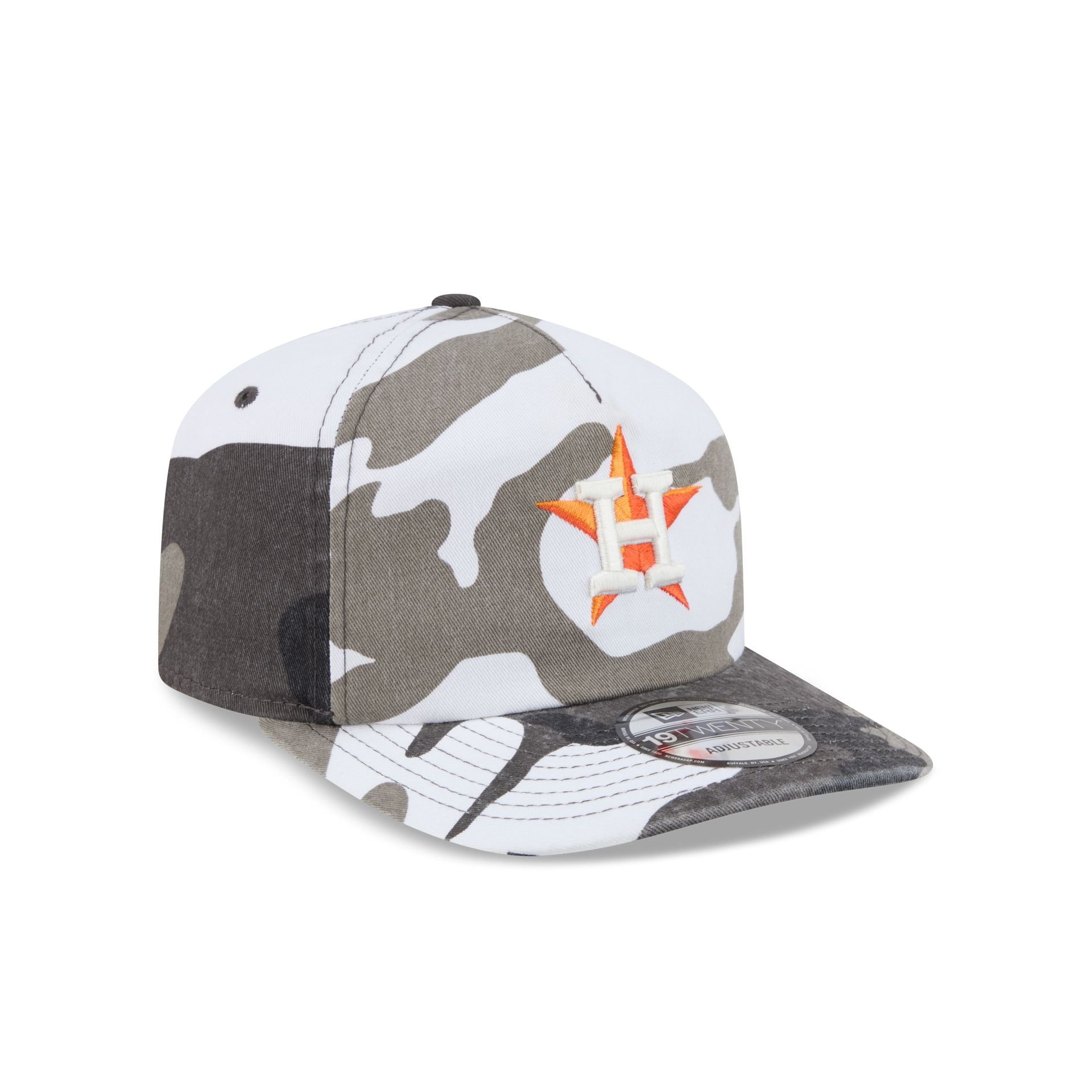 Houston Astros Washed Nylon Camo 19TWENTY Adjustable Hat