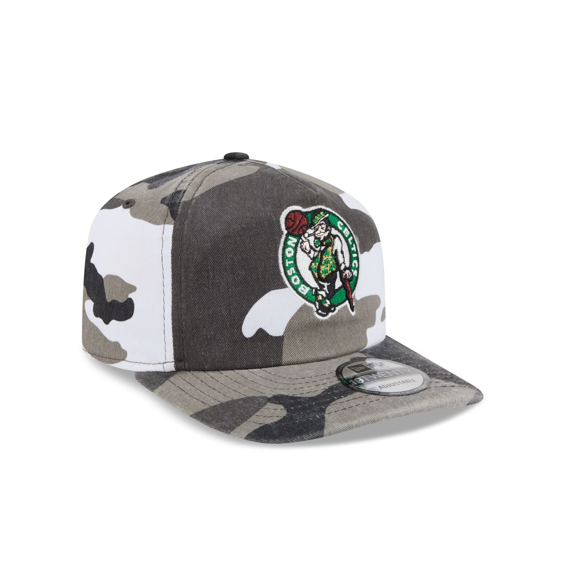 Boston Celtics Washed Nylon Camo 19TWENTY Adjustable Hat