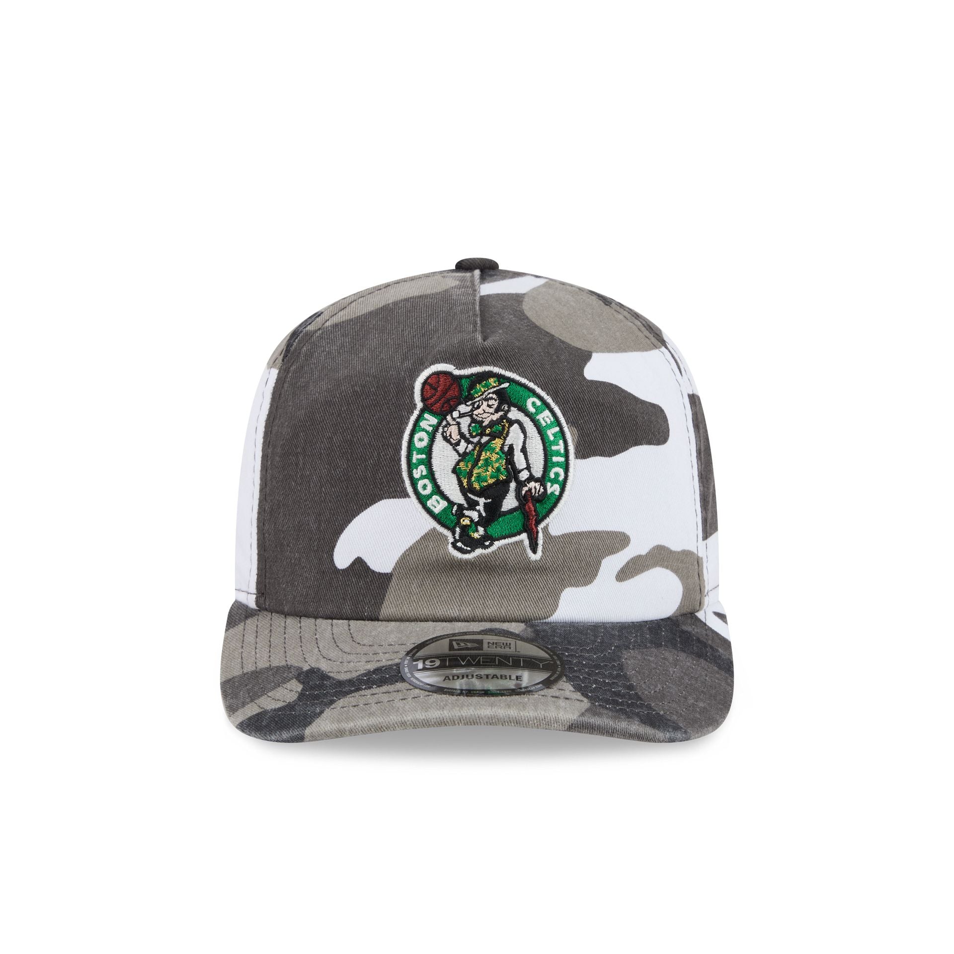 Boston Celtics Washed Nylon Camo 19TWENTY Adjustable Hat