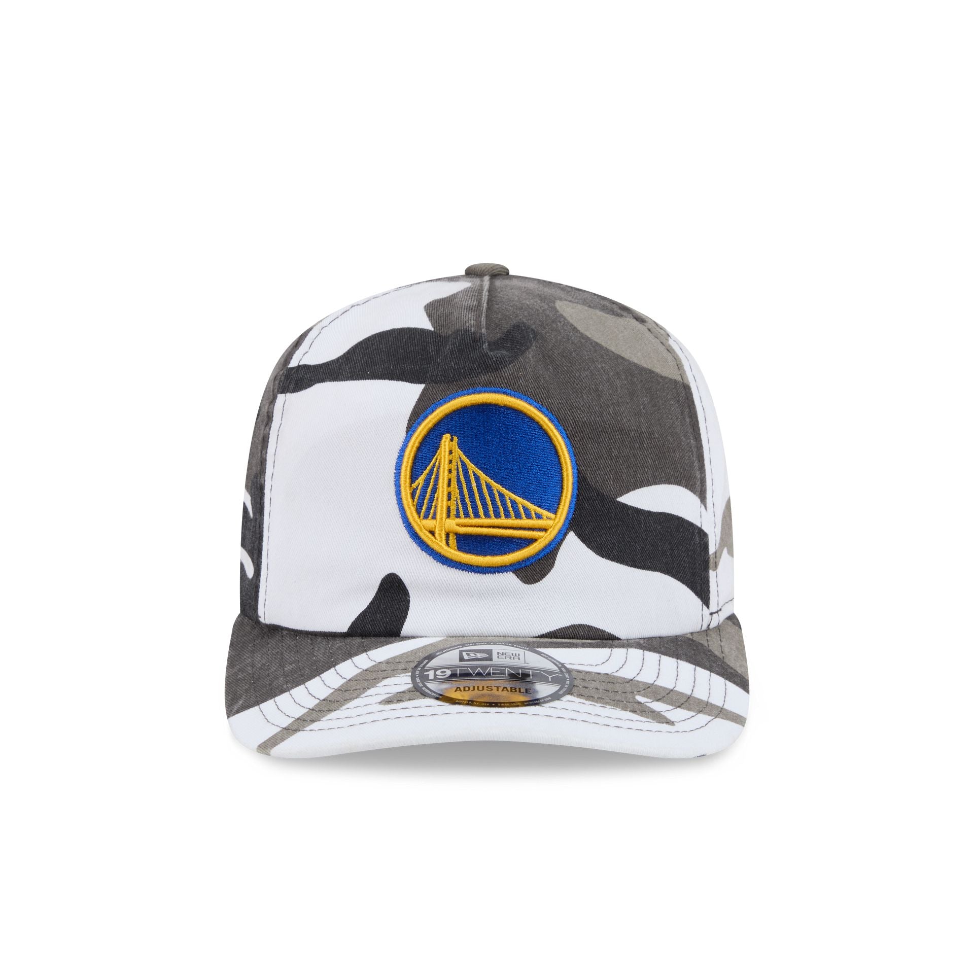 Golden State Warriors Washed Nylon Camo 19TWENTY Adjustable Hat