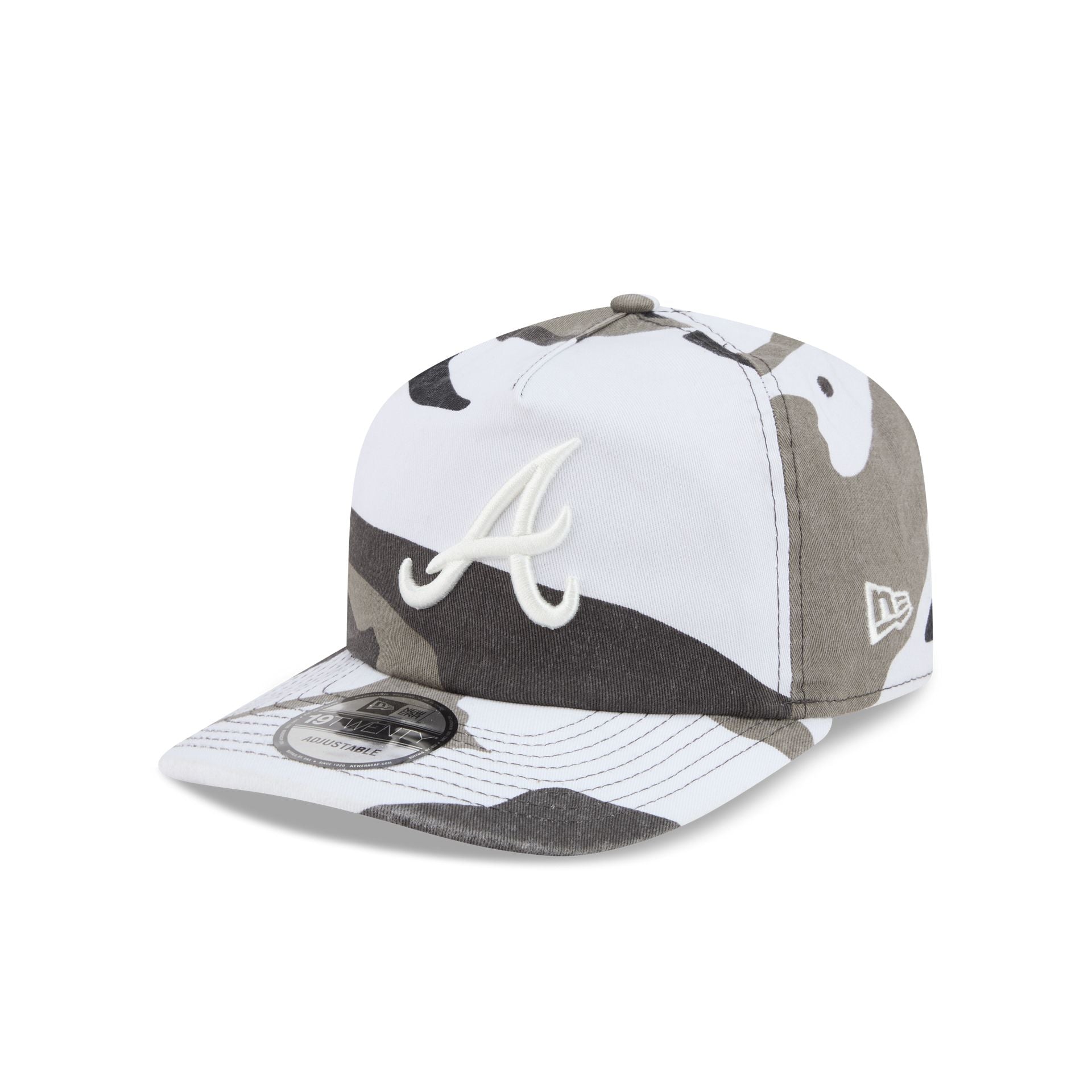 Atlanta Braves Washed Nylon Camo 19TWENTY Adjustable Hat