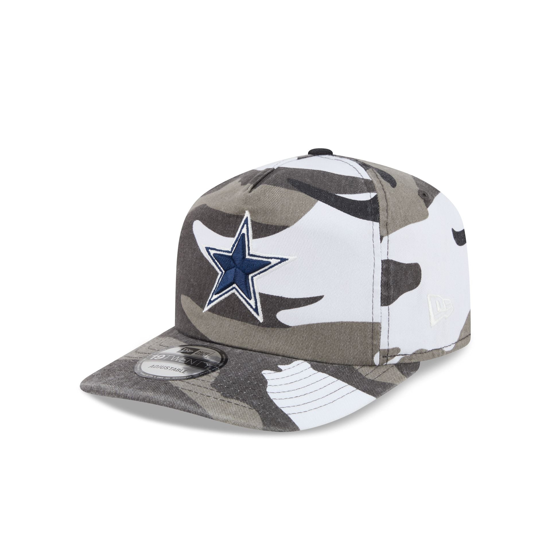 Dallas Cowboys Washed Nylon Camo 19TWENTY Adjustable Hat