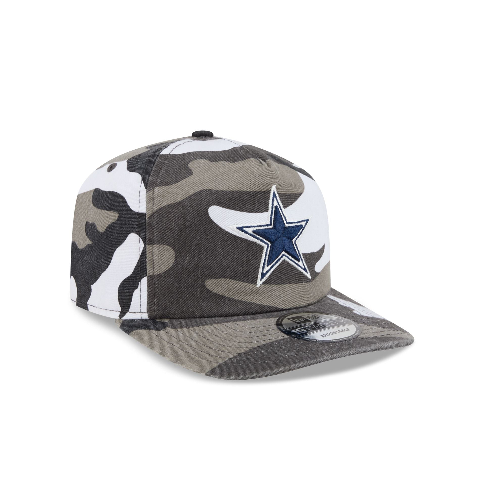 Dallas Cowboys Washed Nylon Camo 19TWENTY Adjustable Hat