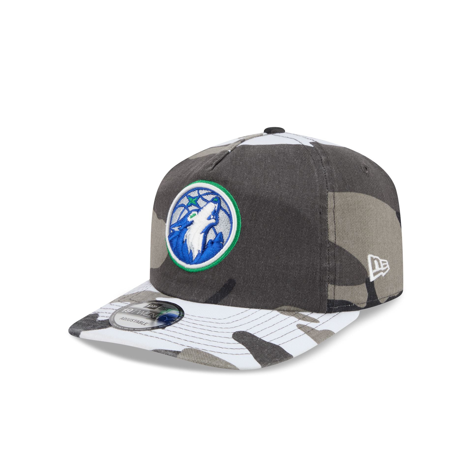 Minnesota Timberwolves Washed Nylon Camo 19TWENTY Adjustable Hat