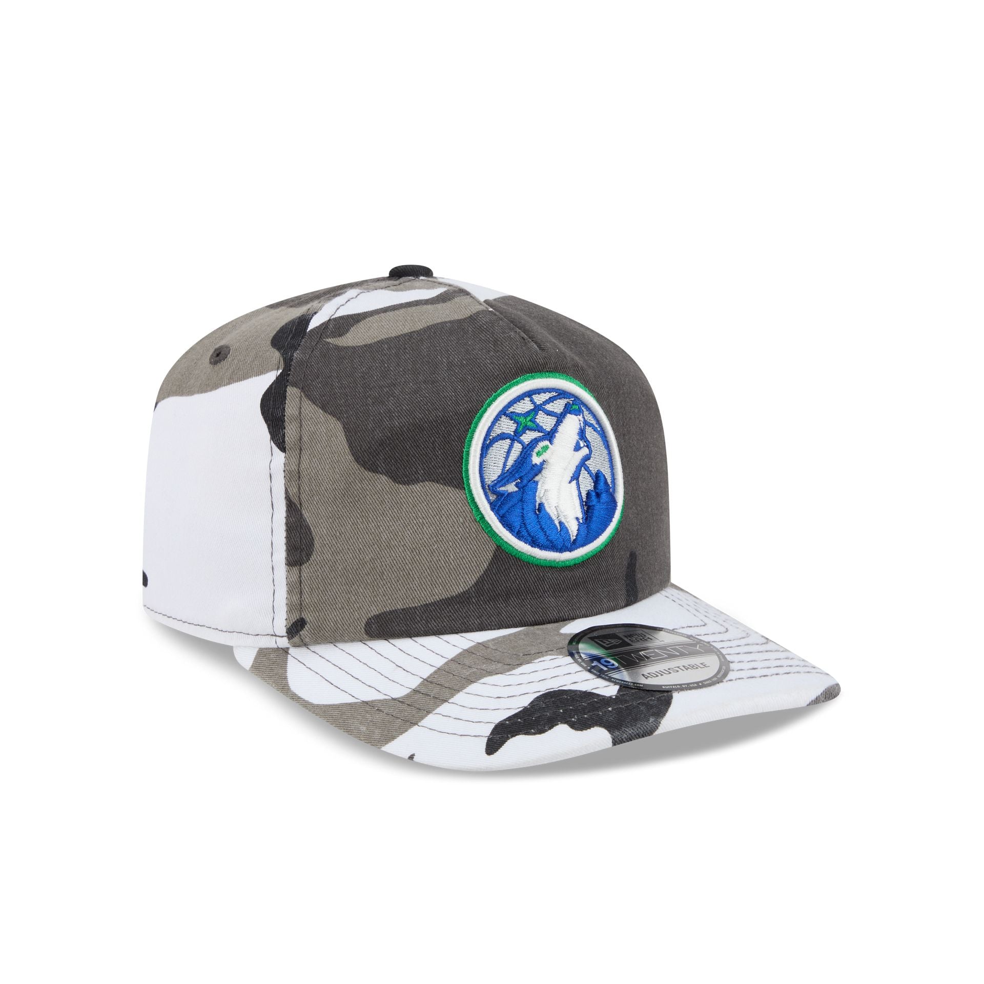 Minnesota Timberwolves Washed Nylon Camo 19TWENTY Adjustable Hat