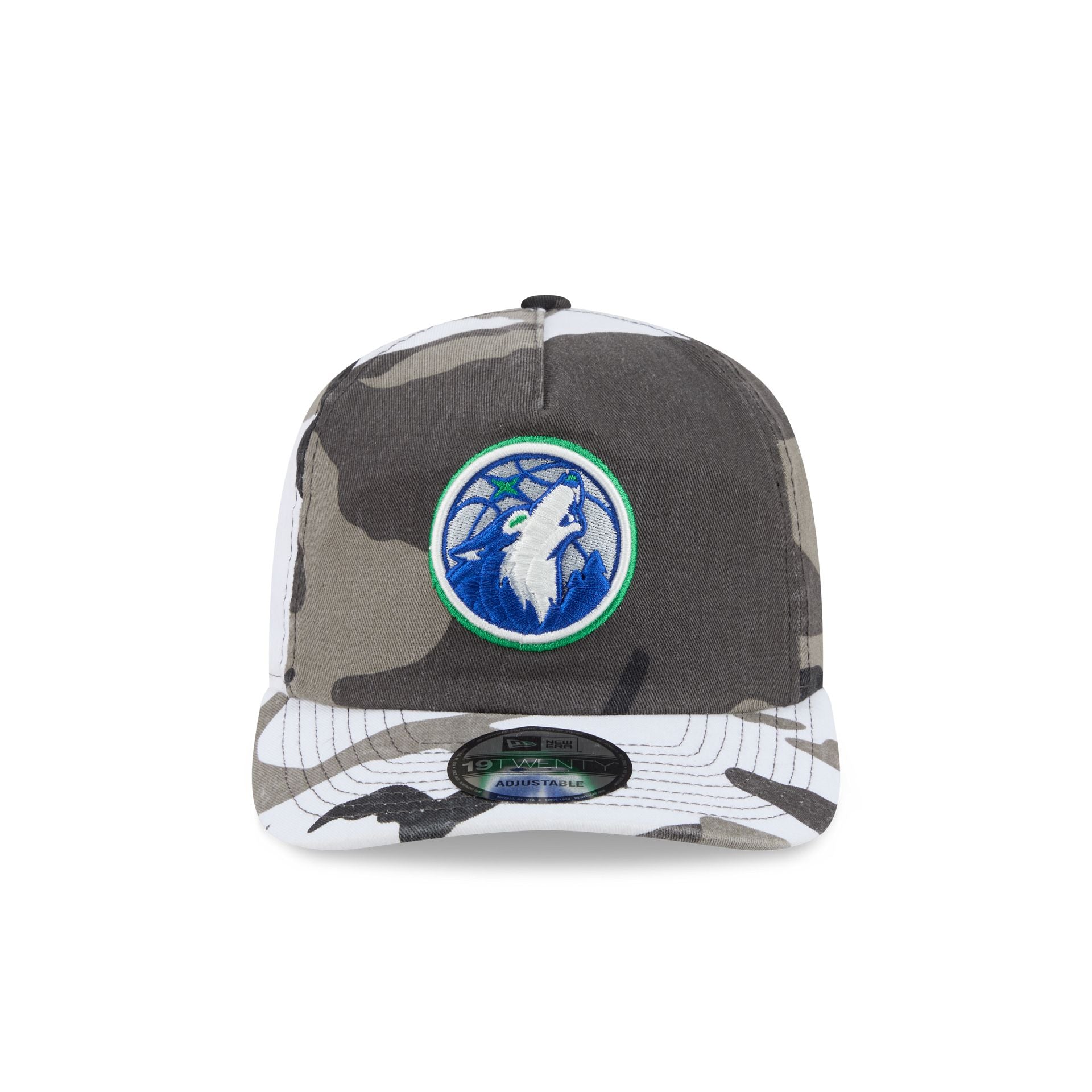 Minnesota Timberwolves Washed Nylon Camo 19TWENTY Adjustable Hat