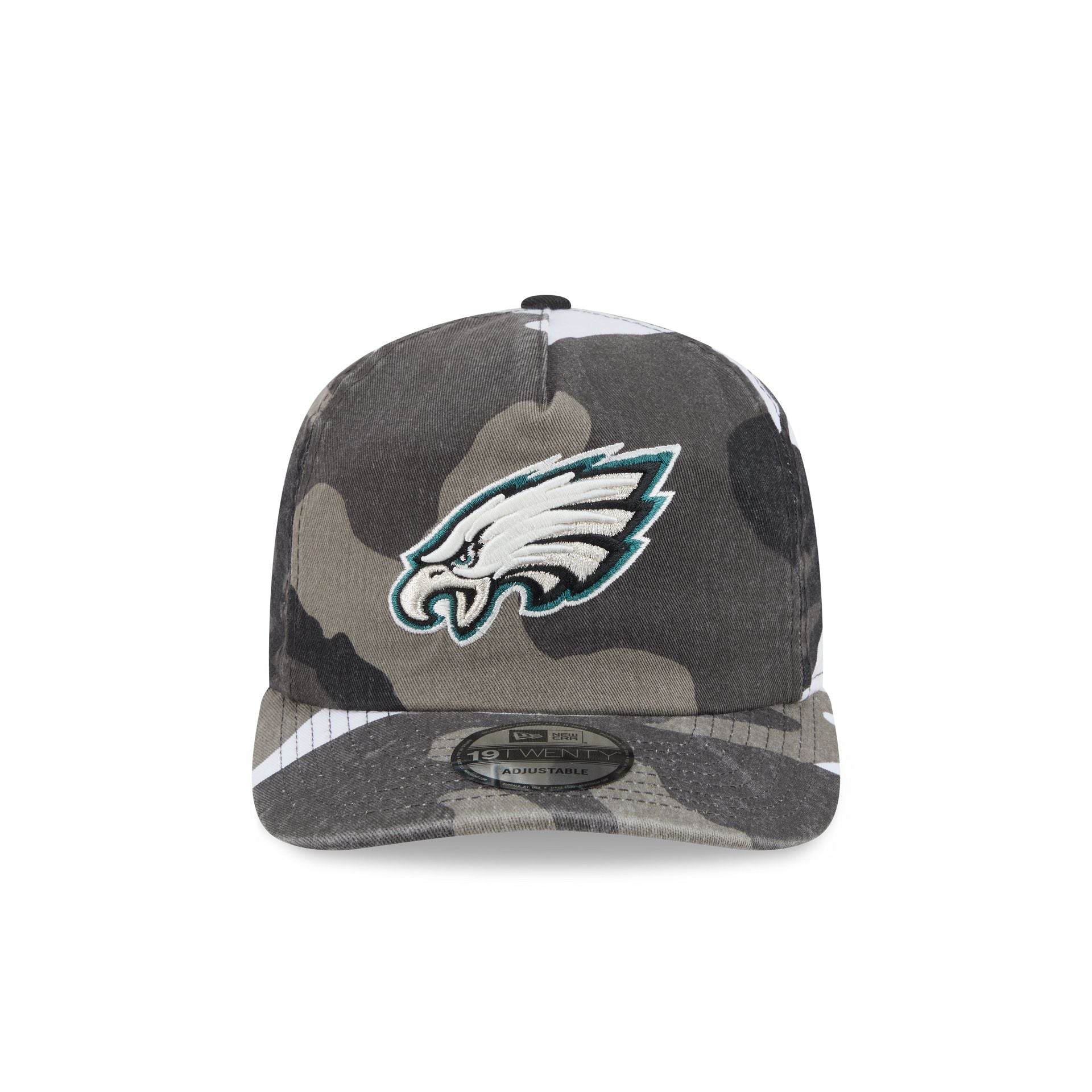 Philadelphia Eagles Washed Nylon Camo 19TWENTY Adjustable Hat