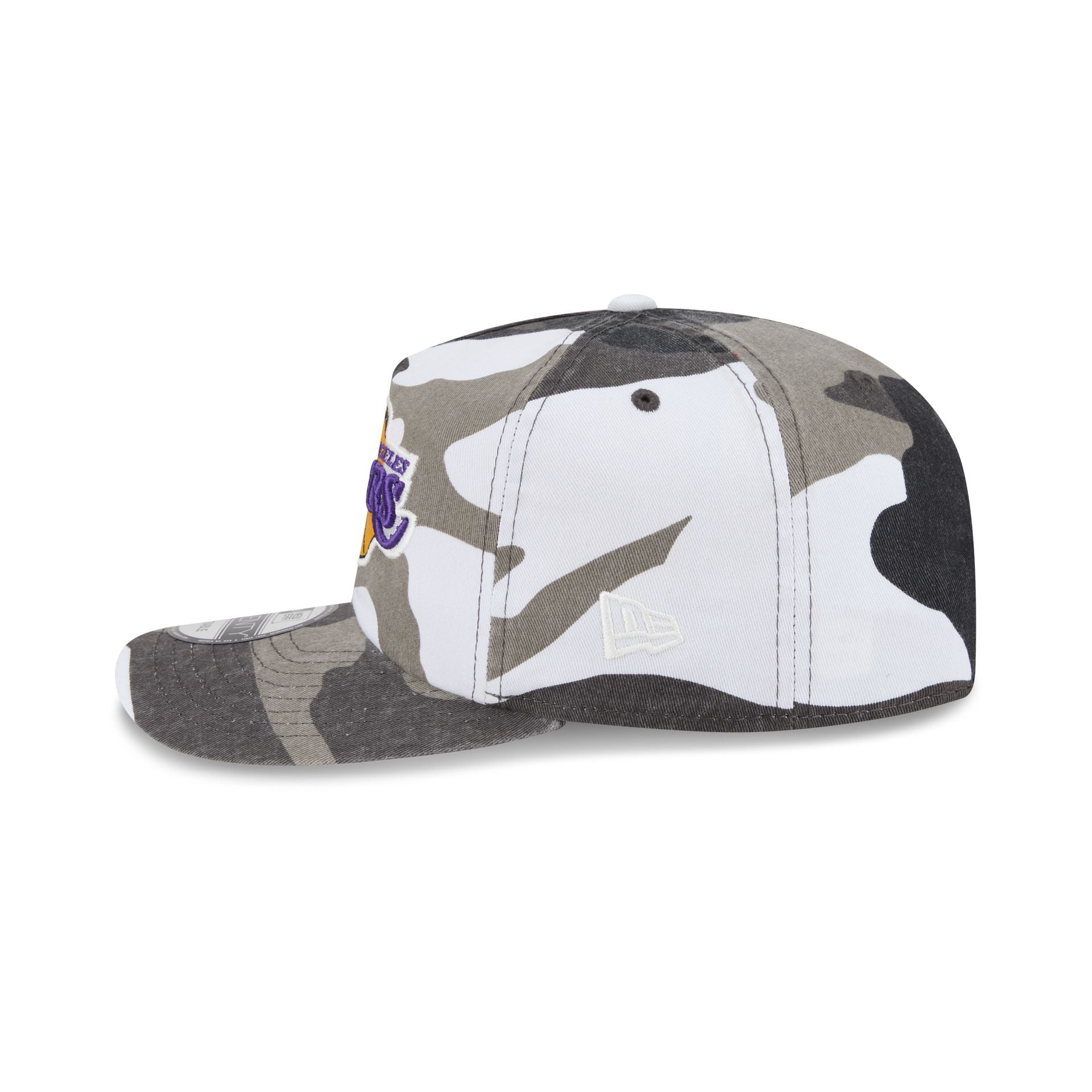 Los Angeles Lakers Washed Nylon Camo 19TWENTY Adjustable Hat