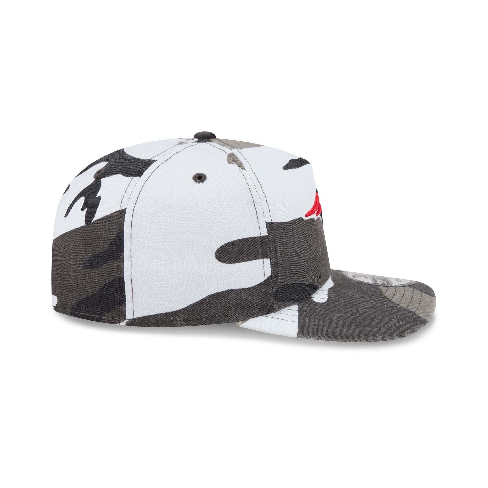 New England Patriots Washed Nylon Camo 19TWENTY Adjustable Hat